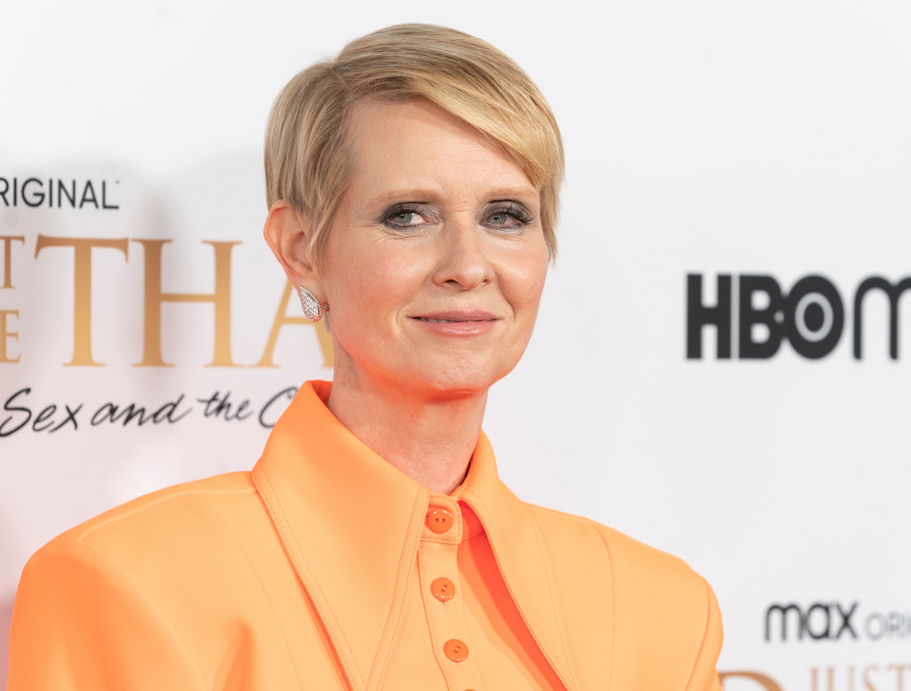 Cynthia Nixon attends the 'And Just Like That' premiere in 2021.