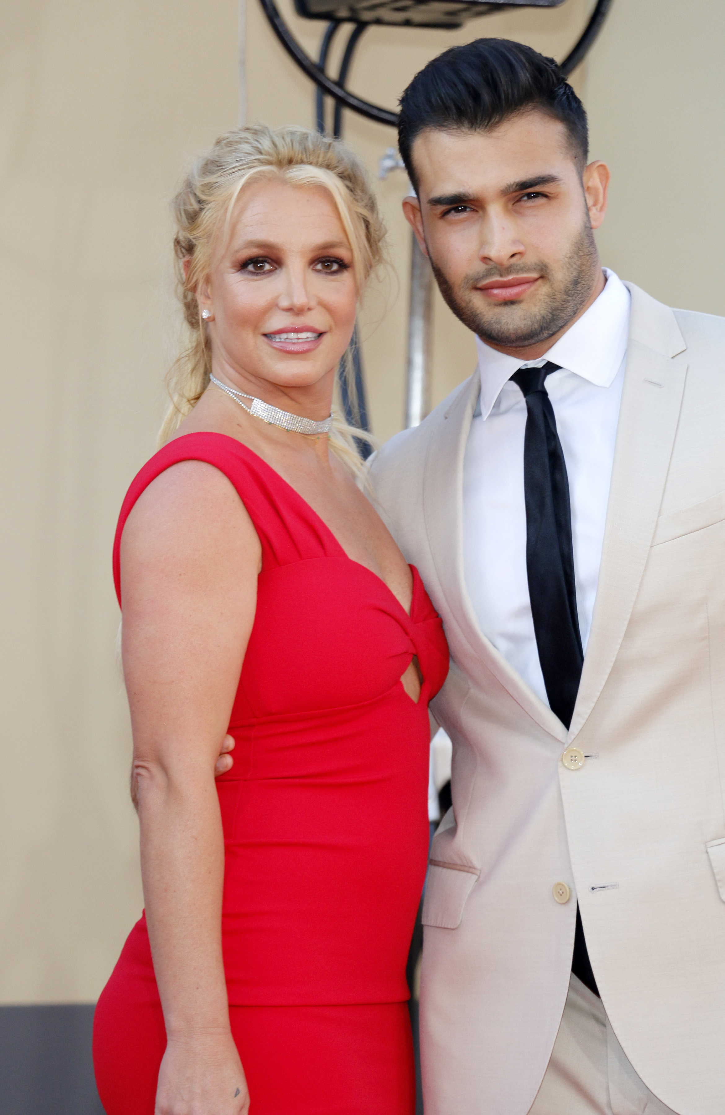 Britney Spears and Sam Asghari.