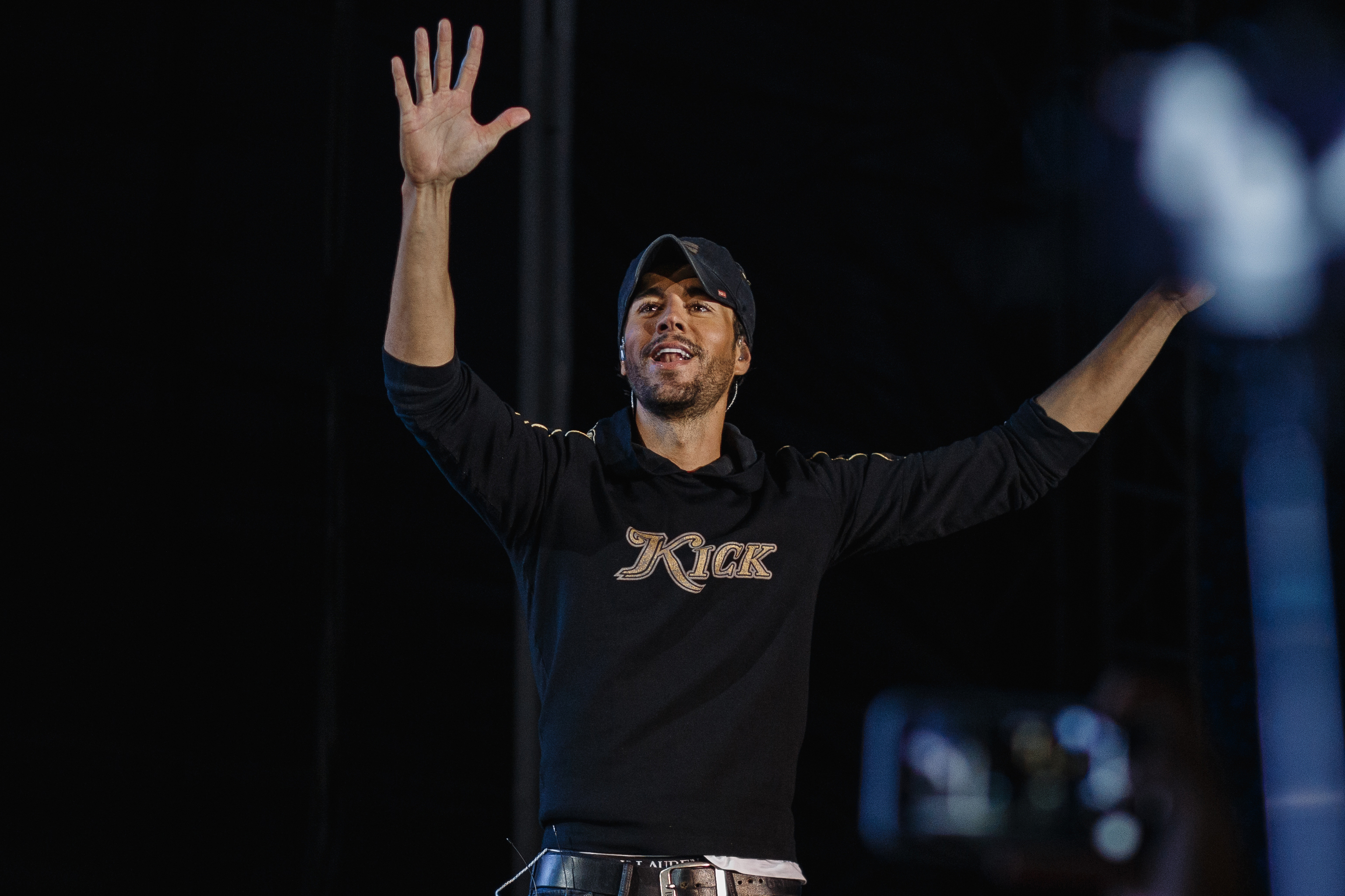 Enrique Iglesias performs in Kiev, Ukraine, in 2018