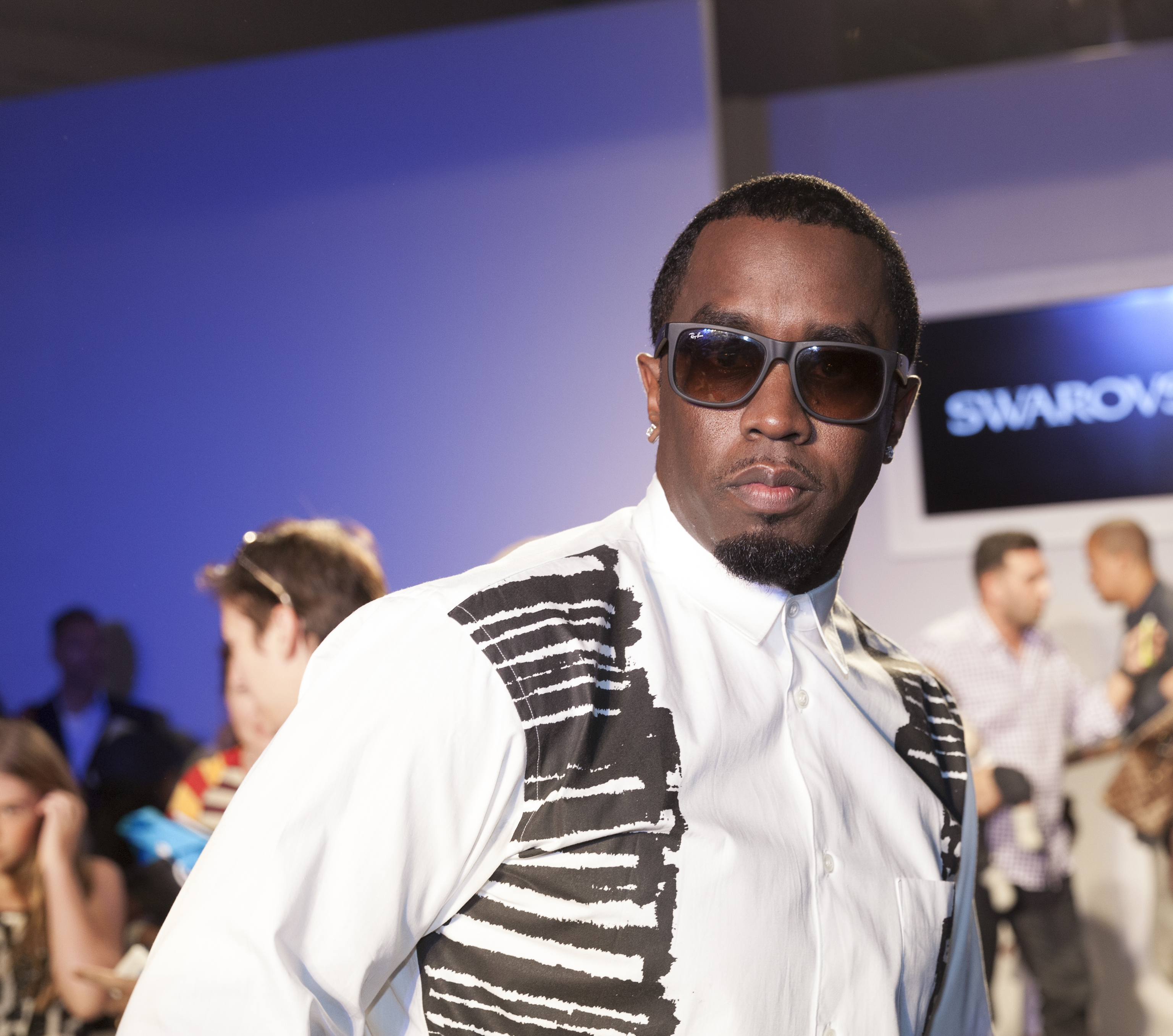 Sean 'Diddy' Combs attends a Swarovski show in NYC in 2013.