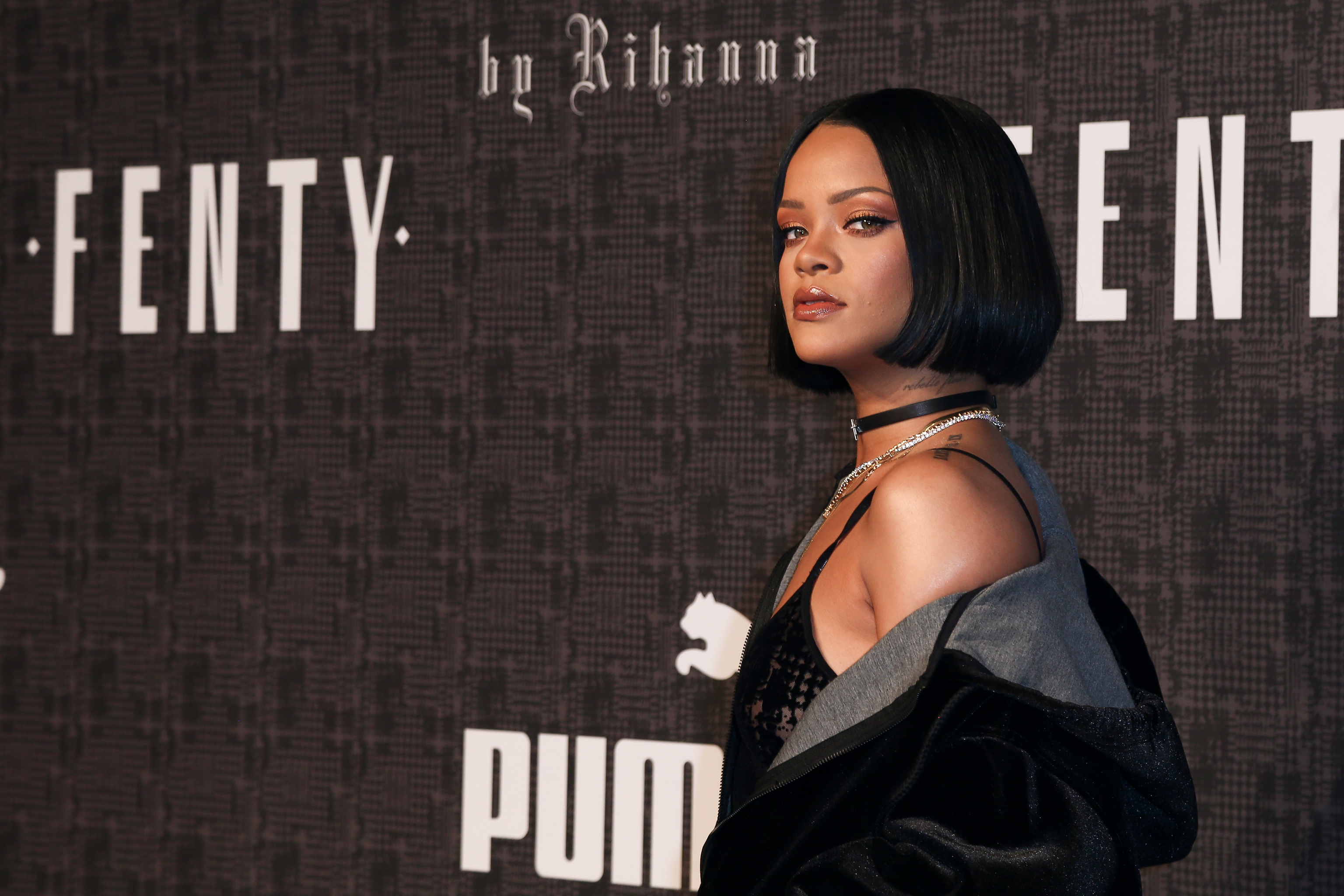 Rihanna at New York Fashion Week in 2016.