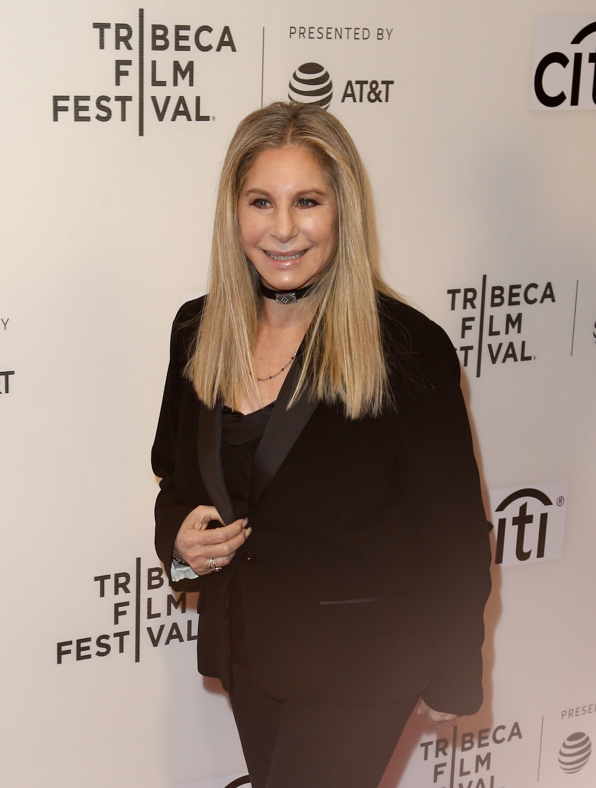 Barbra Streisand attends the 2017 TriBeCa Film Festival.