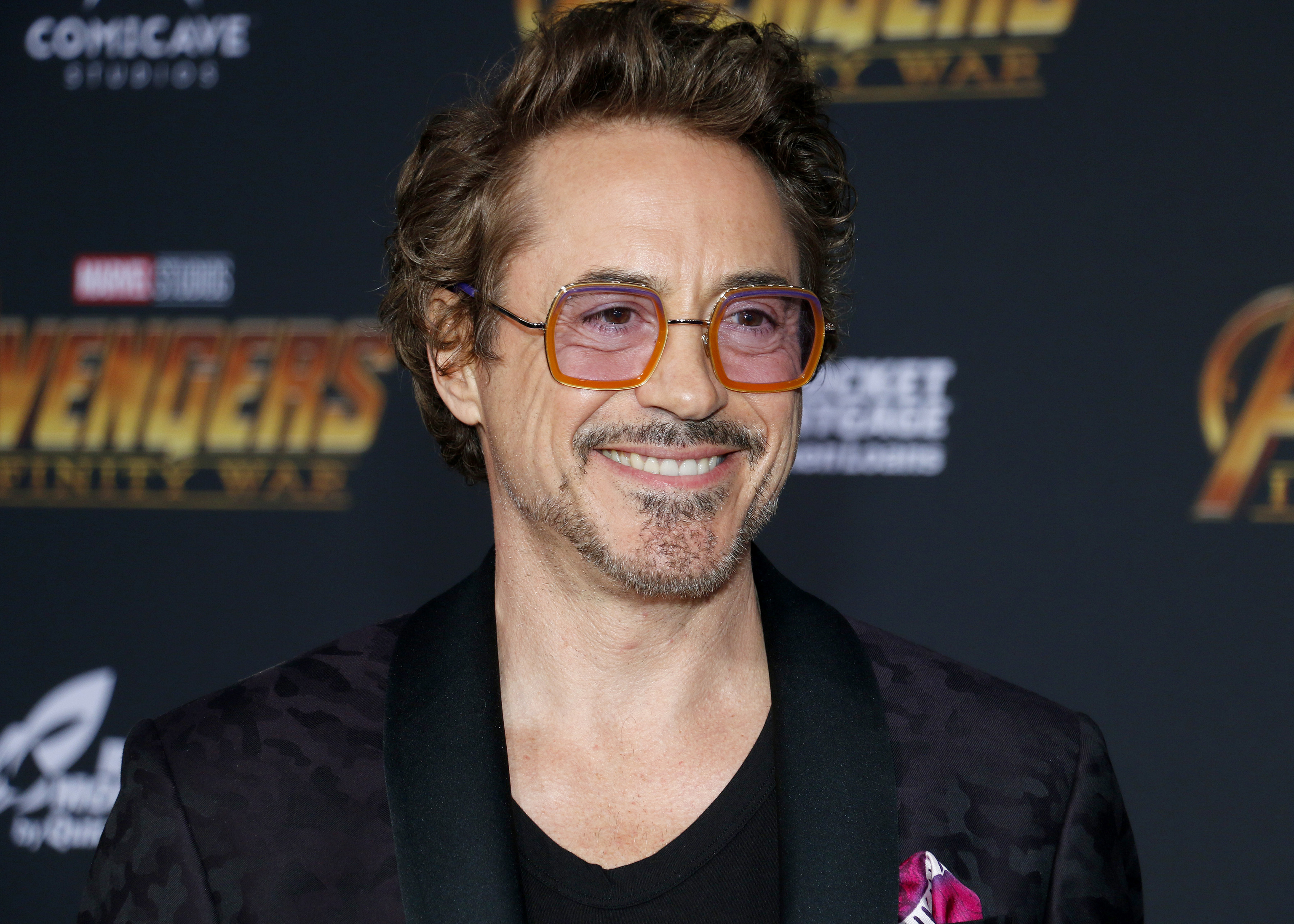 Robert Downey Jr. at the premiere of Disney and Marvel's 'Avengers: Infinity War' held at the El Capitan Theatre in Hollywood, USA on April 23, 2018.