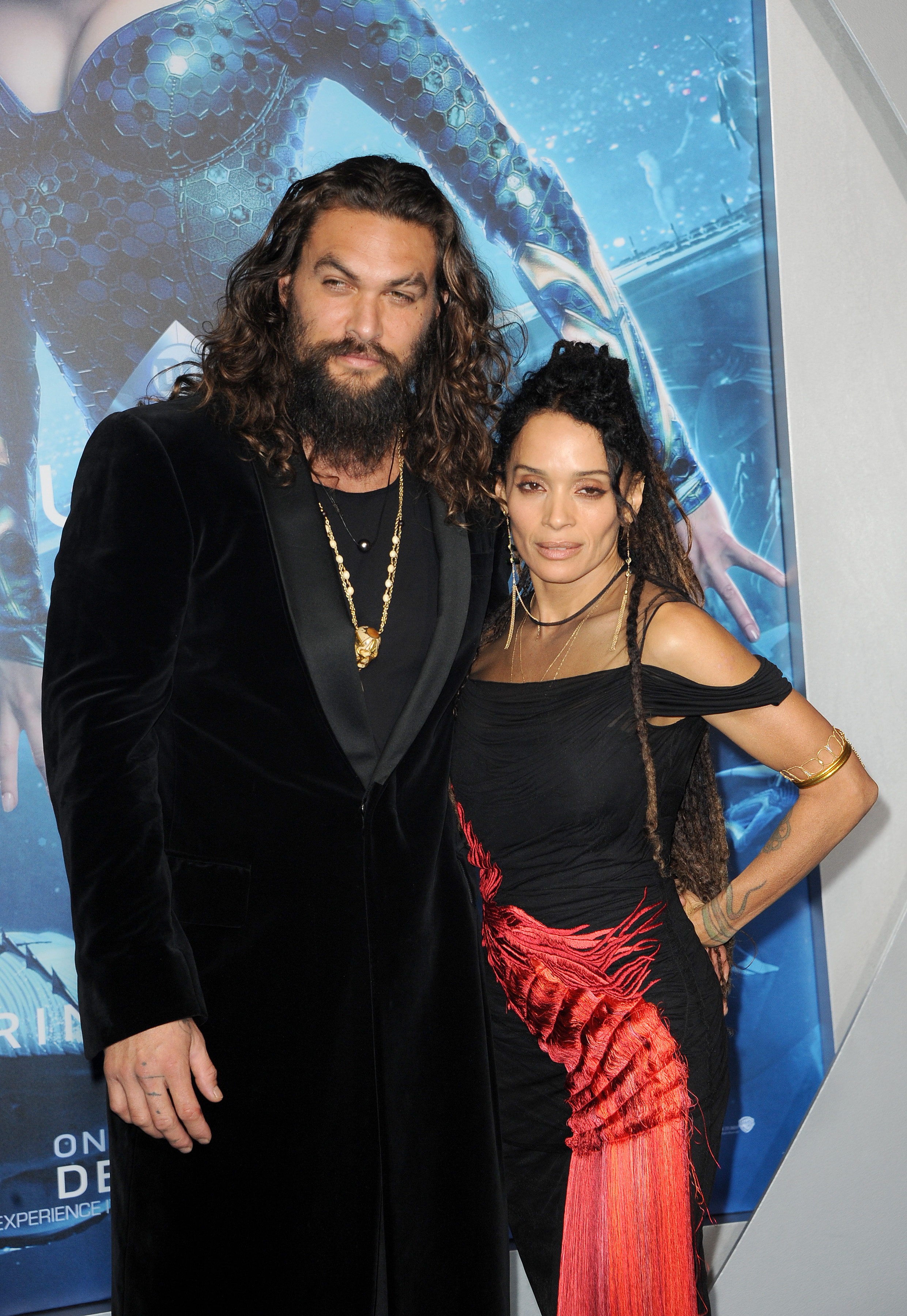 Lisa Bonet and Jason Momoa at the Los Angeles premiere of 'Aquaman' held at the TCL Chinese Theatre in Hollywood, USA on December 12, 2018.