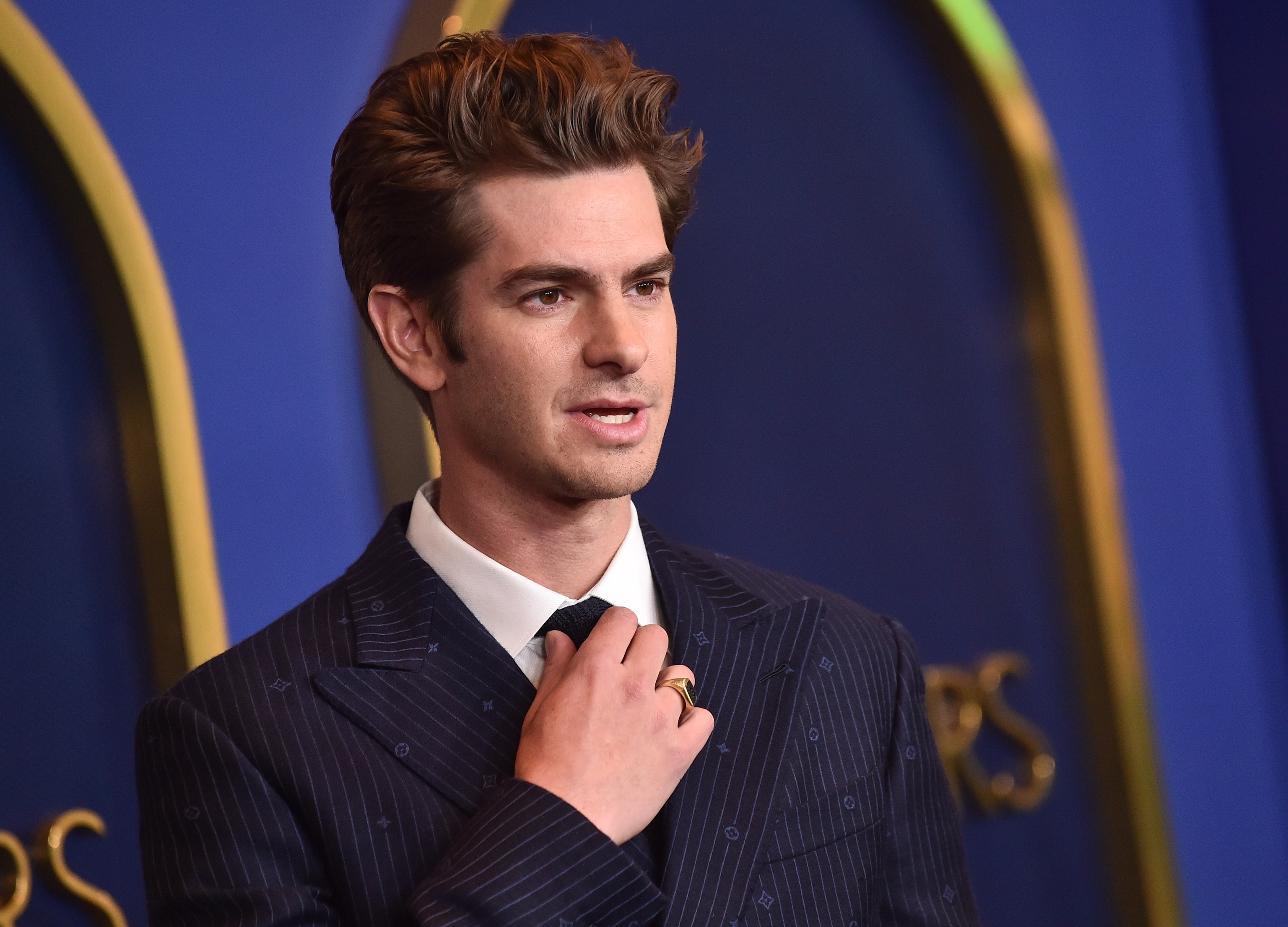 Andrew Garfield at the Oscar Nominee Luncheon in 2022.