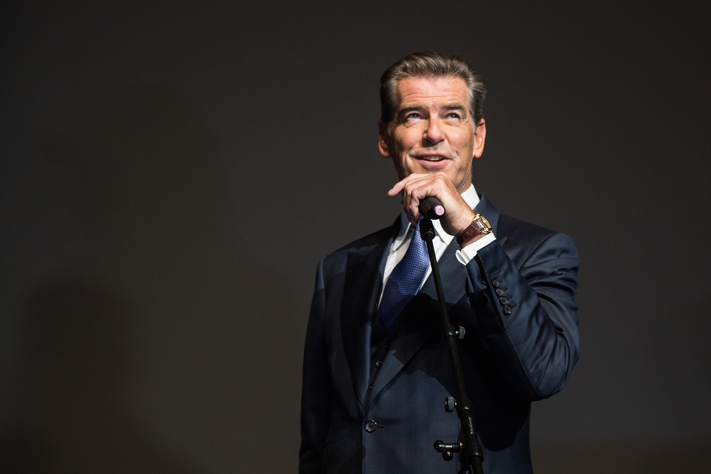 Pierce Brosnan, pictured in Moscow, Russia, in 2014.