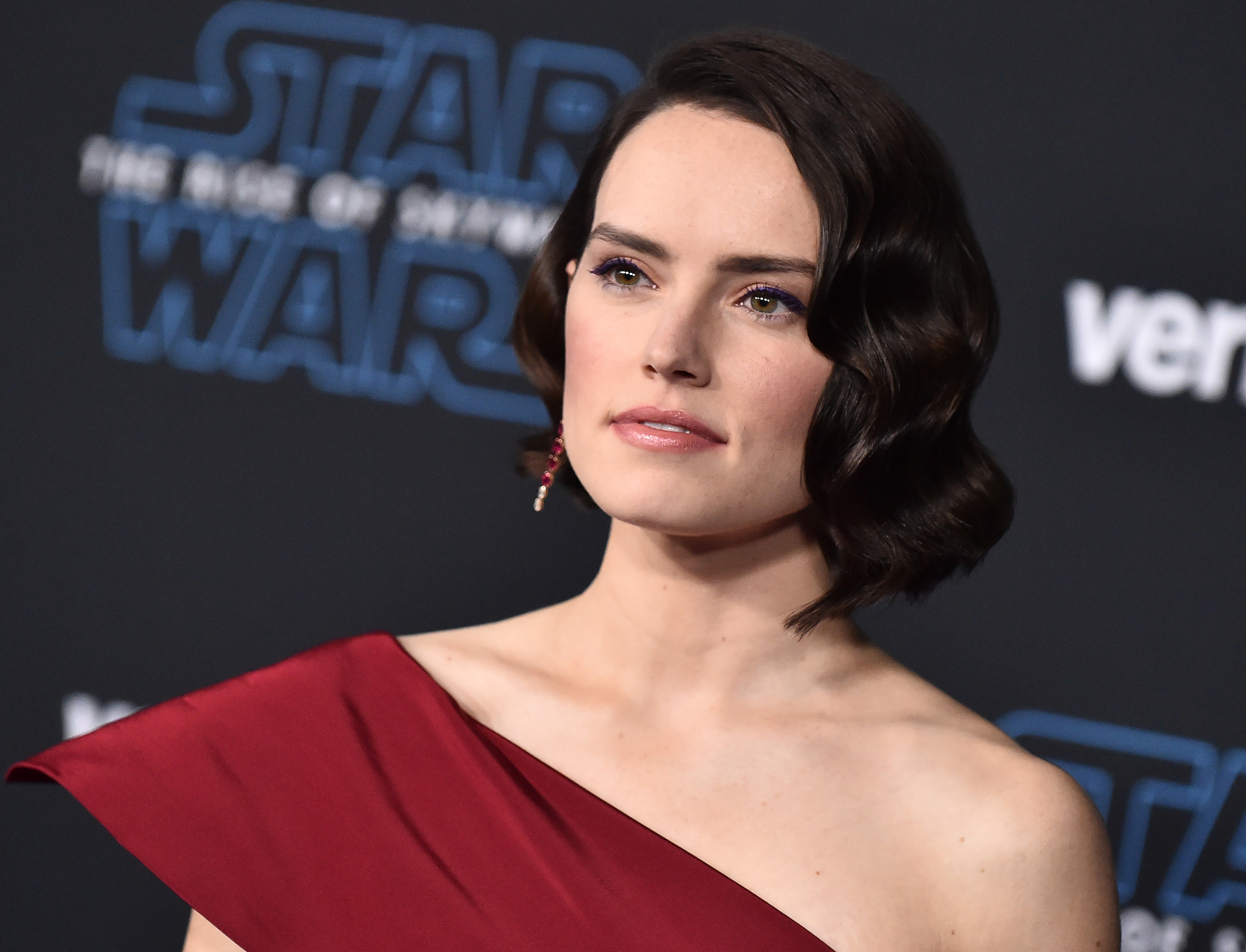 Daisy Ridley at the 'Star Wars: The Rise of Skywalker' premiere in 2019.