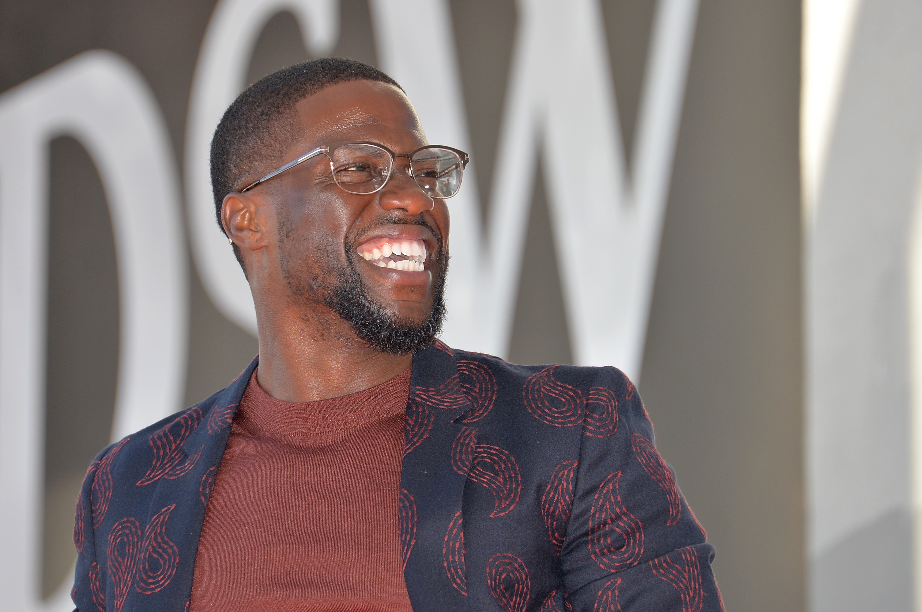 Kevin Hart at his Hollywood Walk of Fame star ceremony in Los Angeles, CA, in 2016.