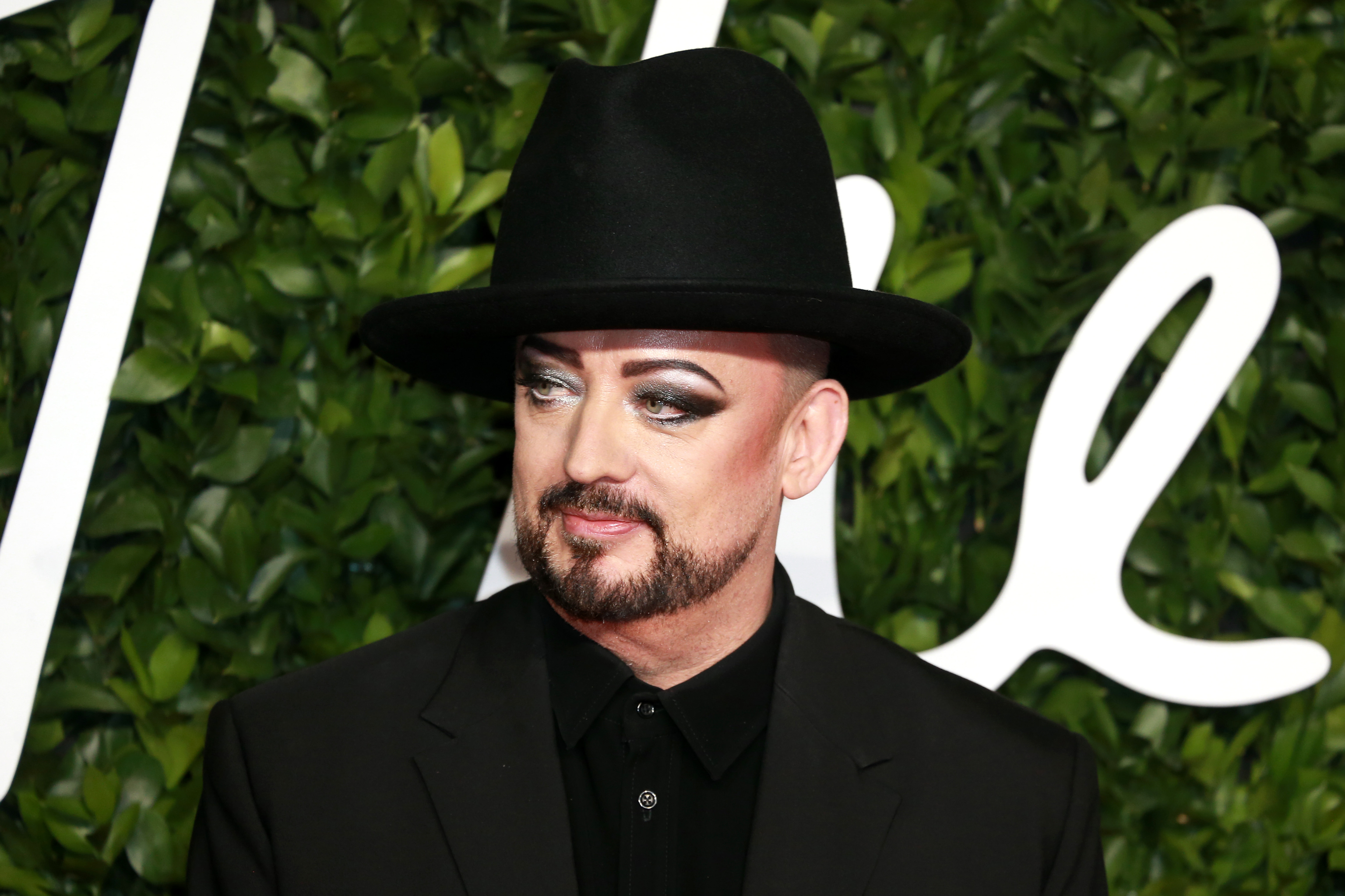 Boy George at the 2019 Fashion Awards in London.