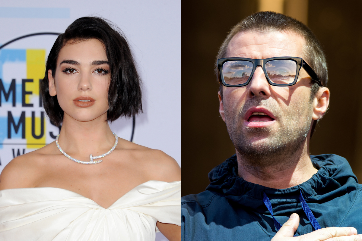 Dua Lipa and Liam Gallagher.