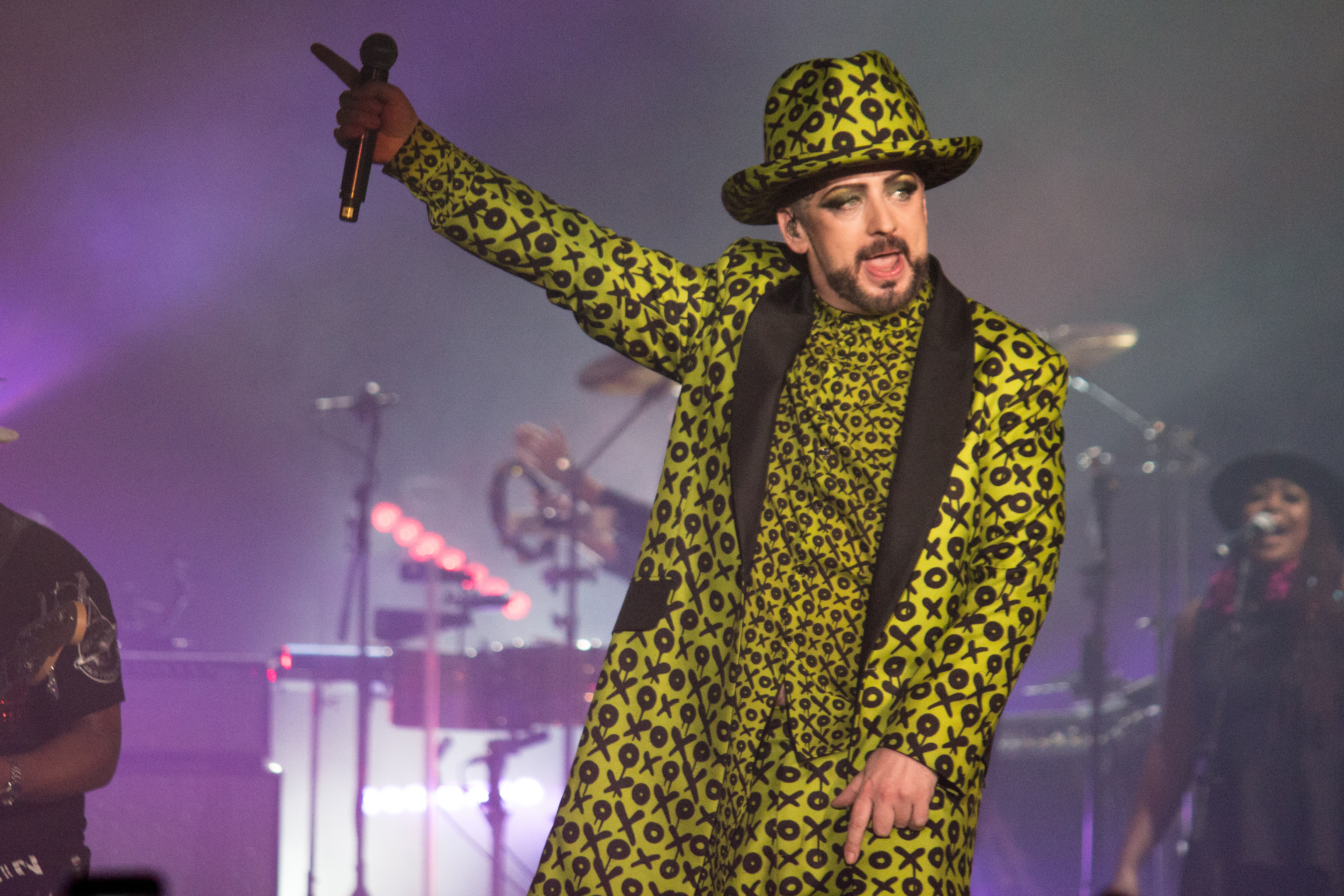 Boy George performs at Wembley SSE Arena in 2016.