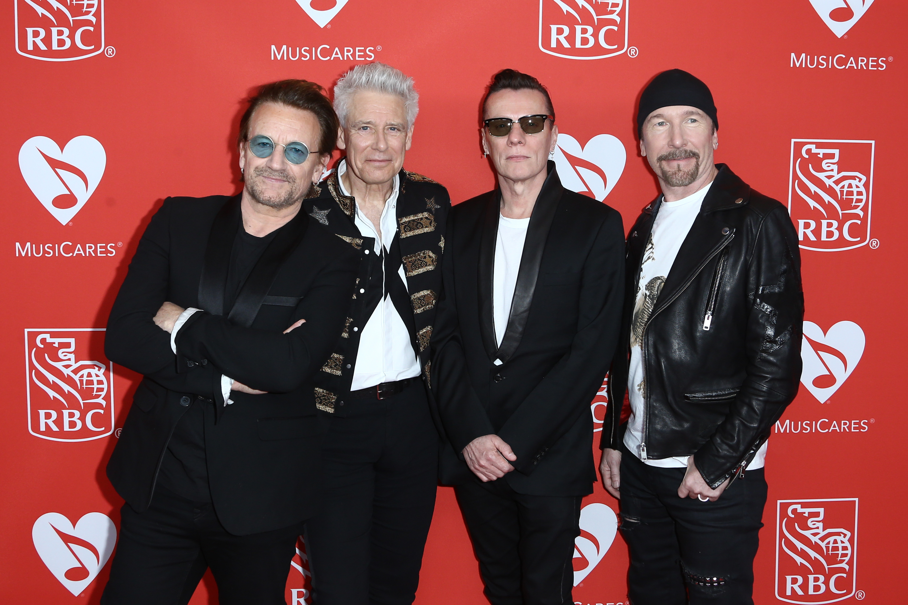 Bono, Adam Clayton, Larry Mullen Jr and The Edge of U2, pictured in 2017.