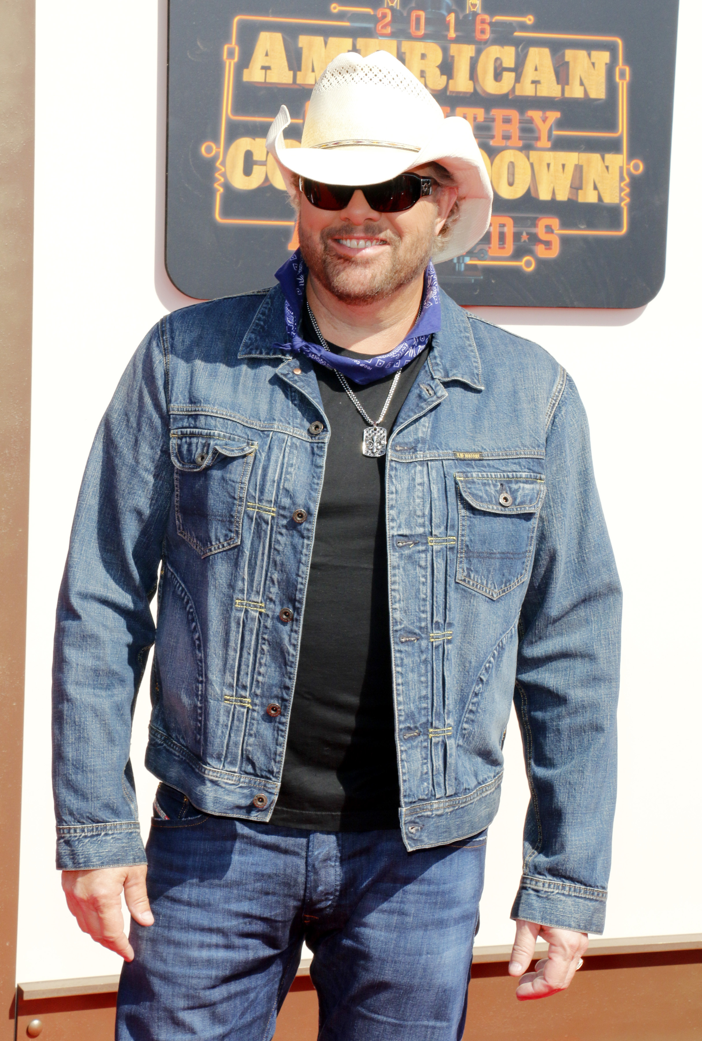 Toby Keith at the 2016 American Country Countdown Awards.