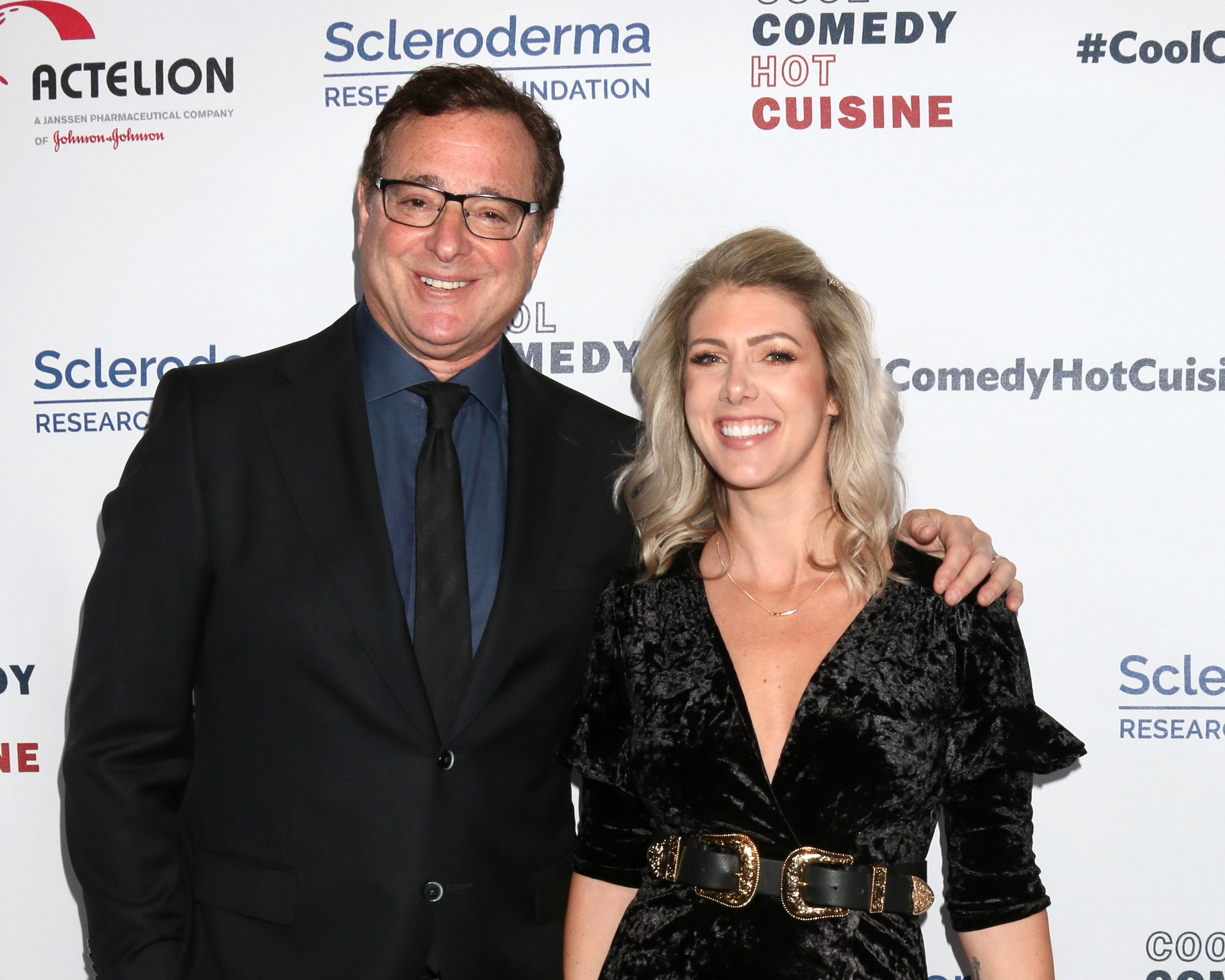 Bob Saget and Kelly Rizzo, pictured together in April 2019.