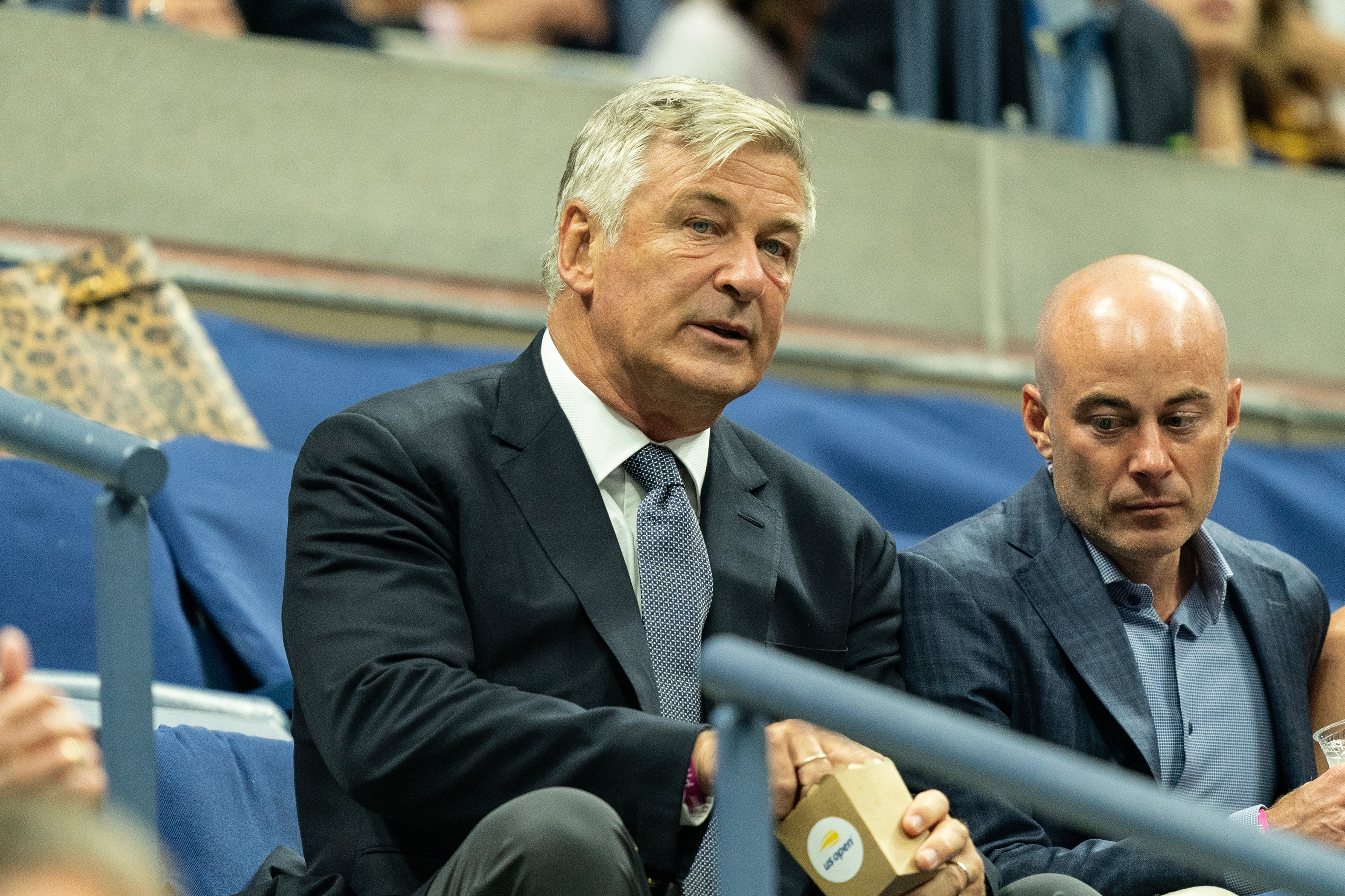 Alec Baldwin at the 2023 US Open in New York in September.