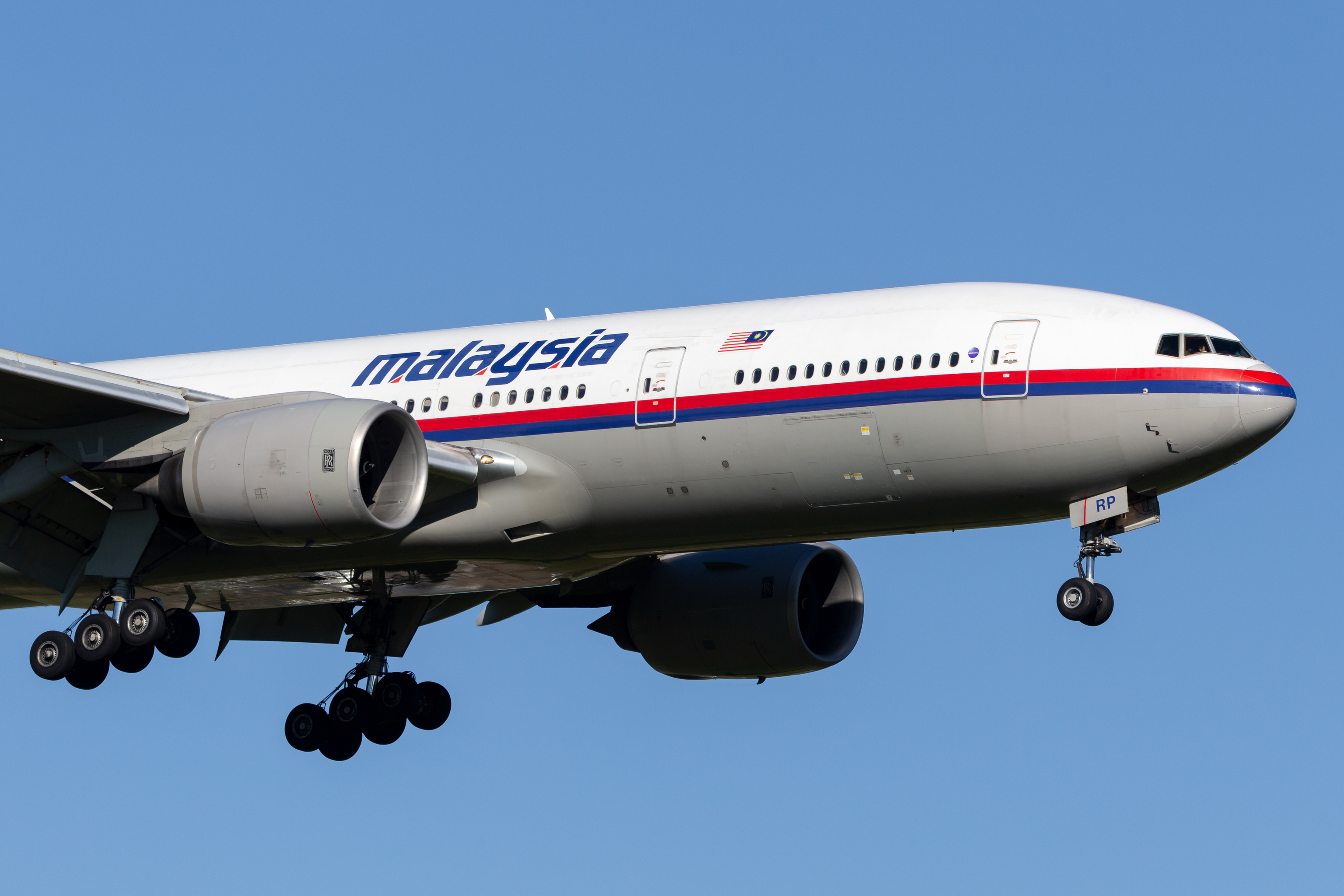 A plane of Malaysia Airlines.