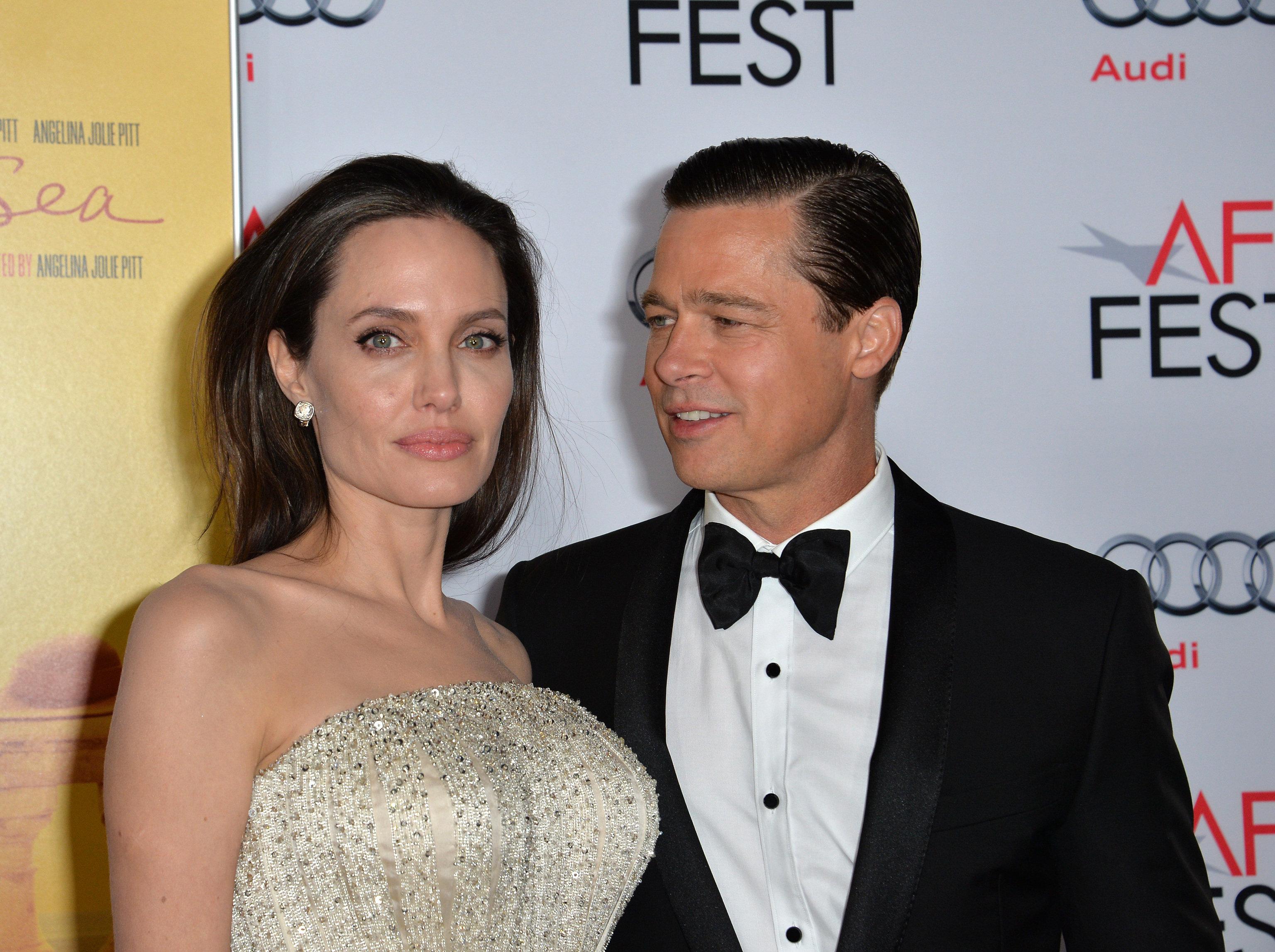Angelina and Brad Pitt.
