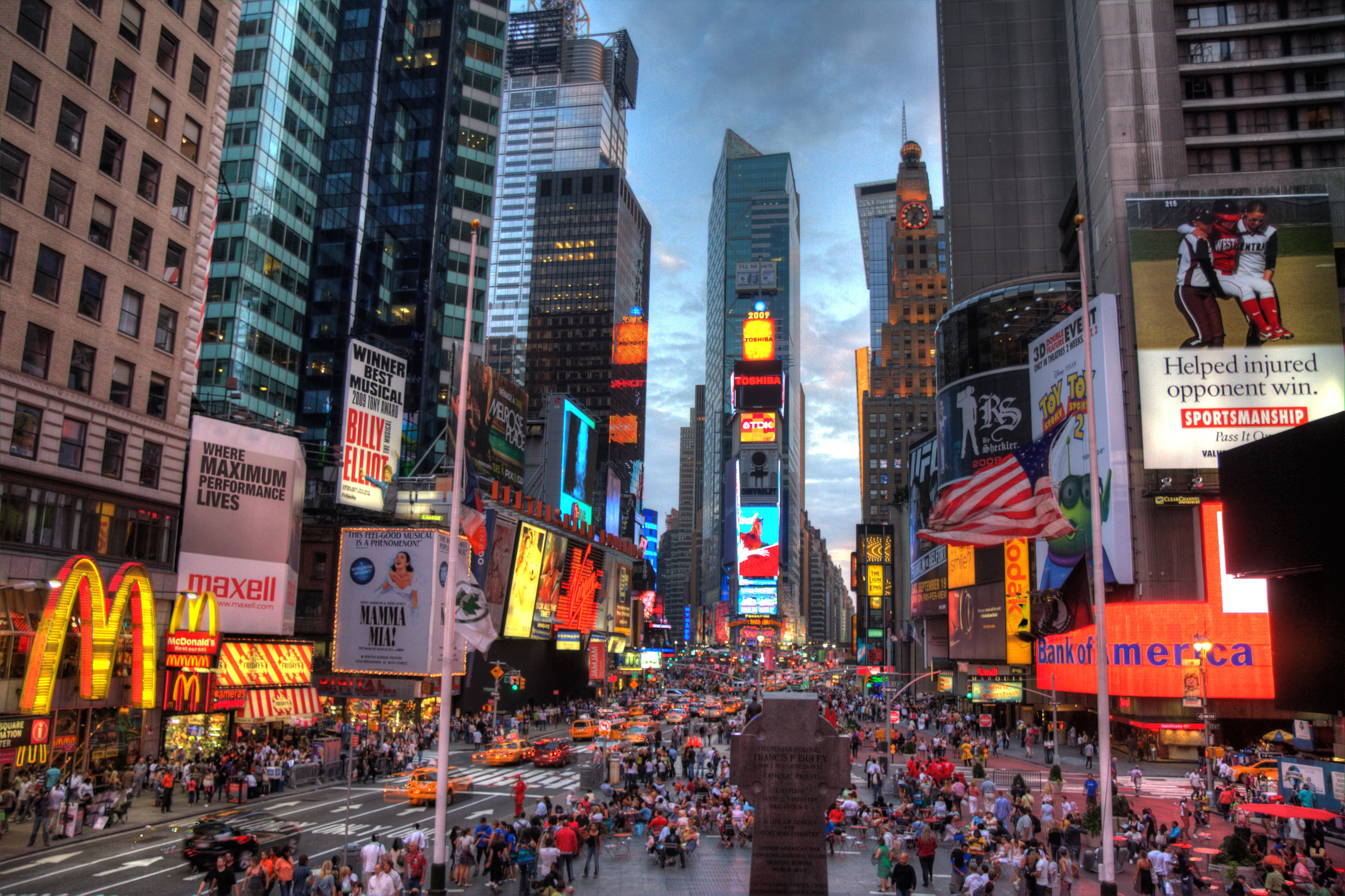 Times Square, in New York City.