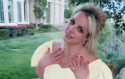 Britney Spears was spotted cracking the windscreen of her SUV