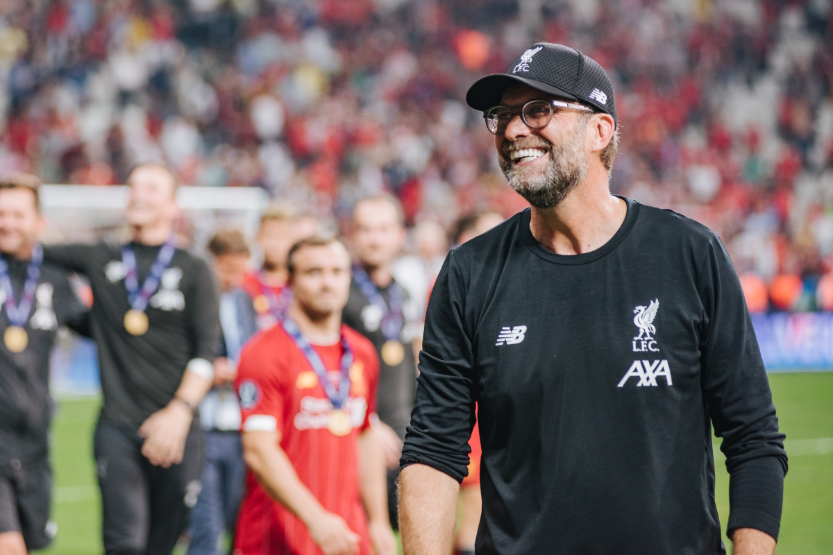 Liverpool's German trainer, Jrgen Klopp.