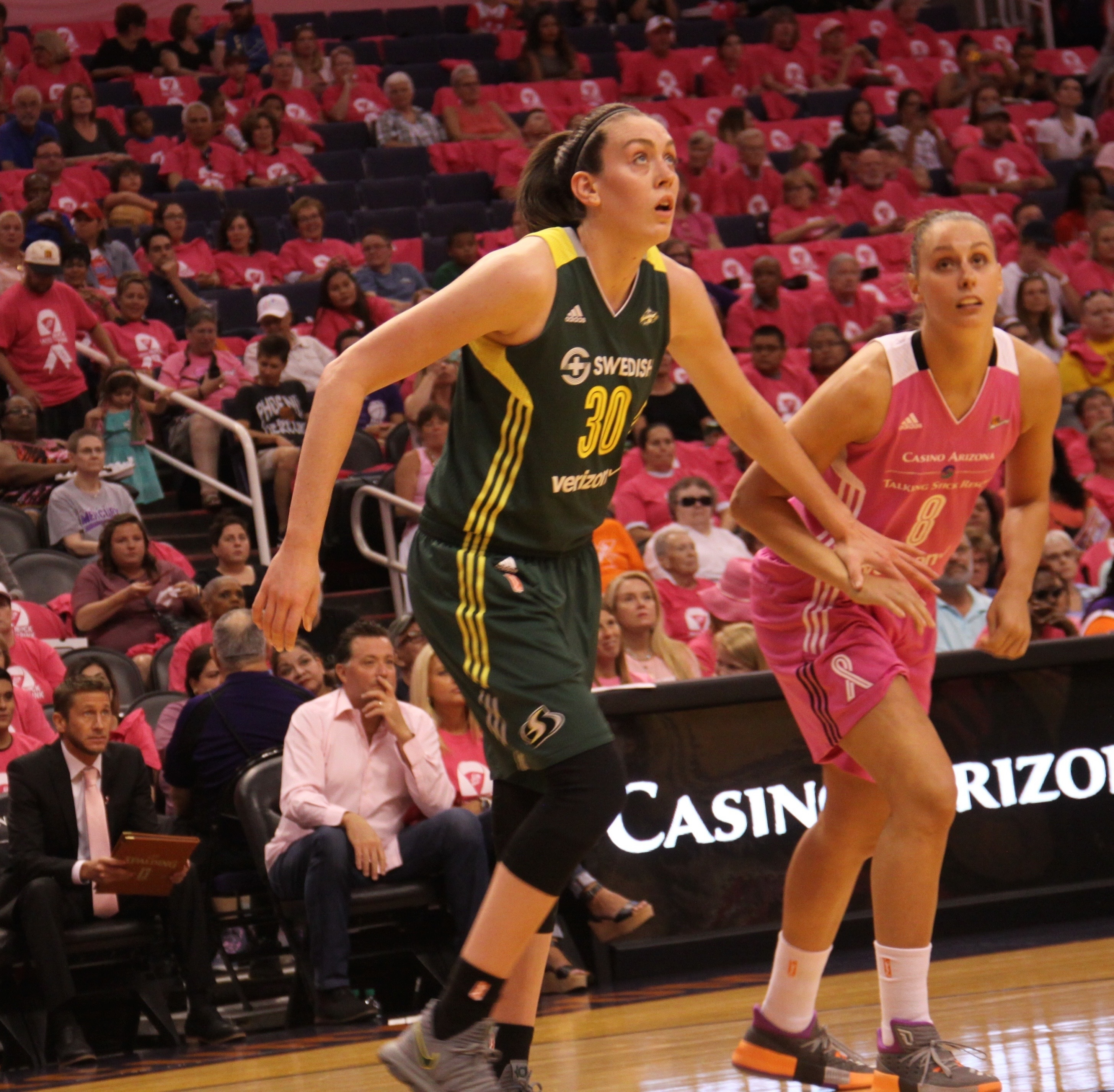 New York Liberty player Breanna Stewart.