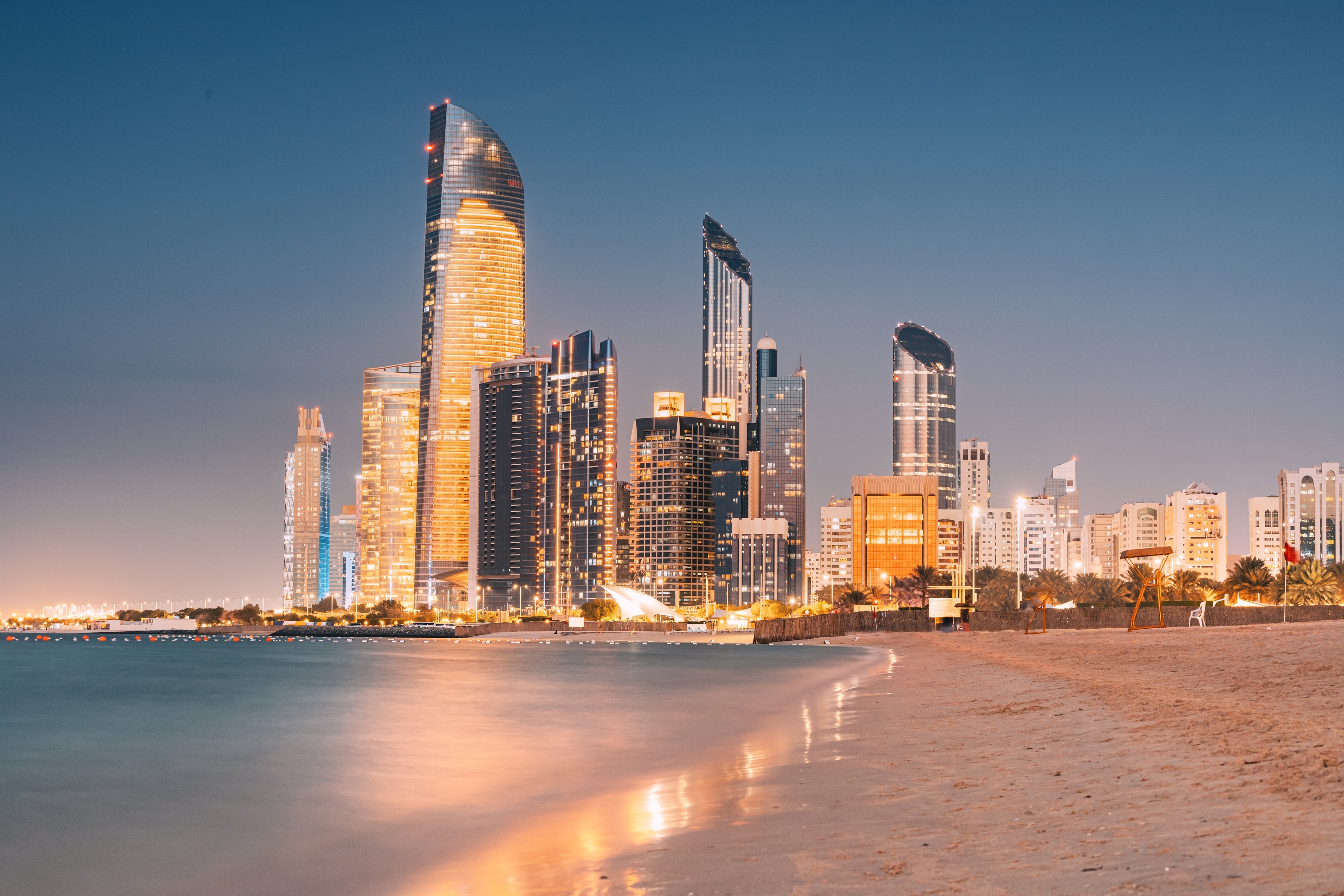 Abu Dhabi Skyline.