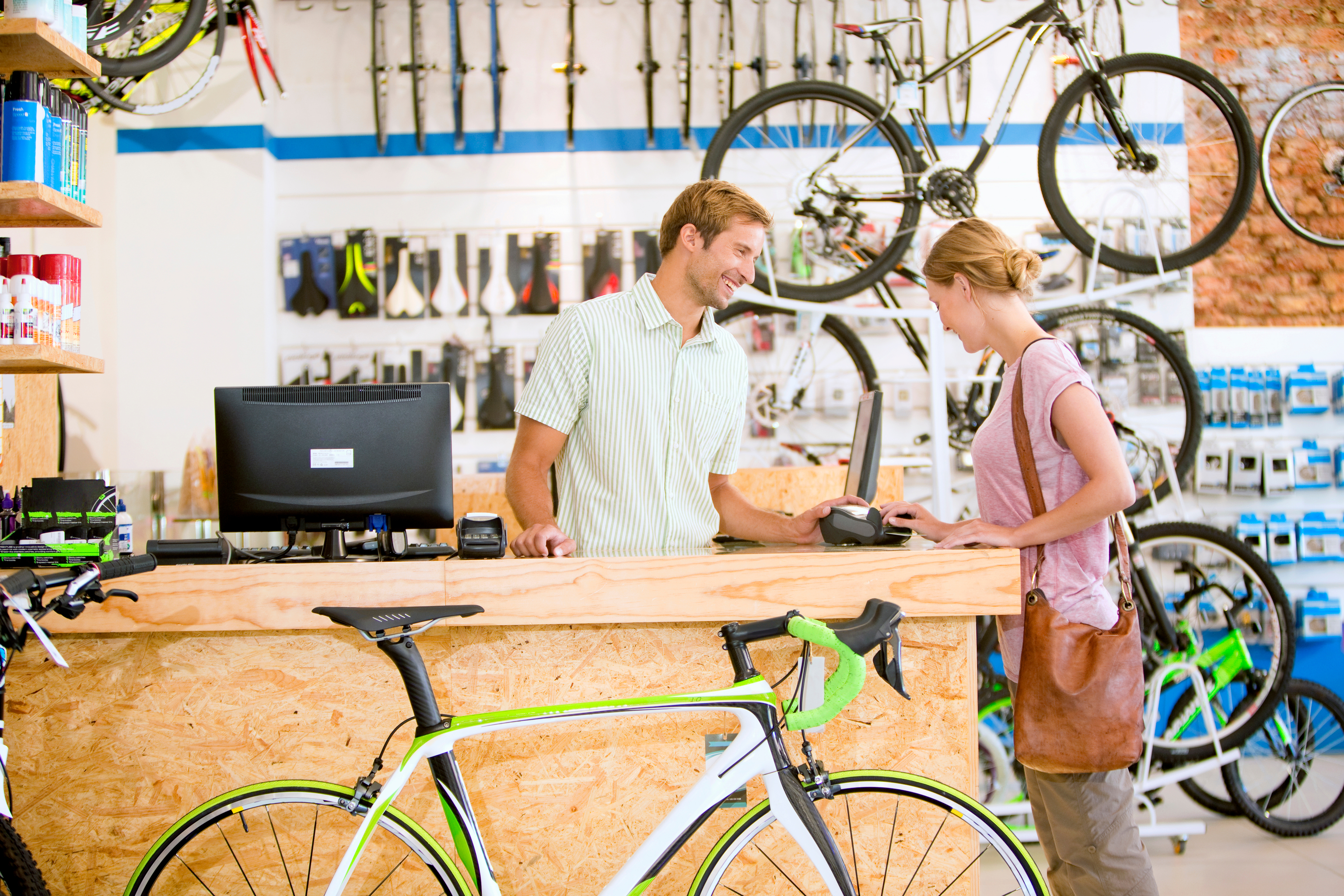 A customer buys a bike