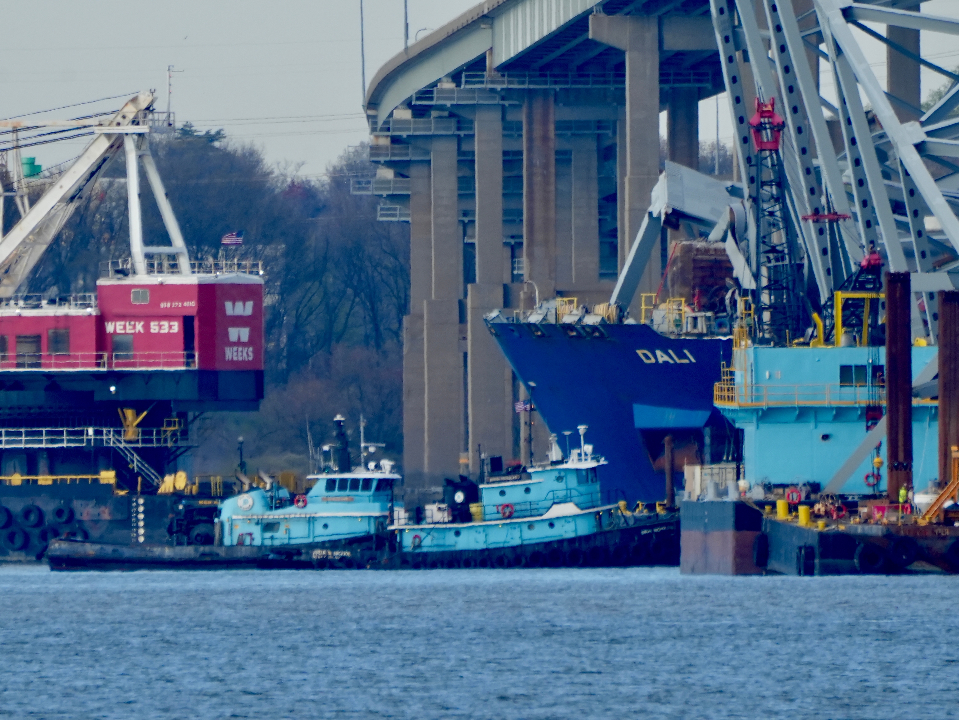 The container ship that caused the deadly collapse of Baltimore's Francis Scott Key Bridge