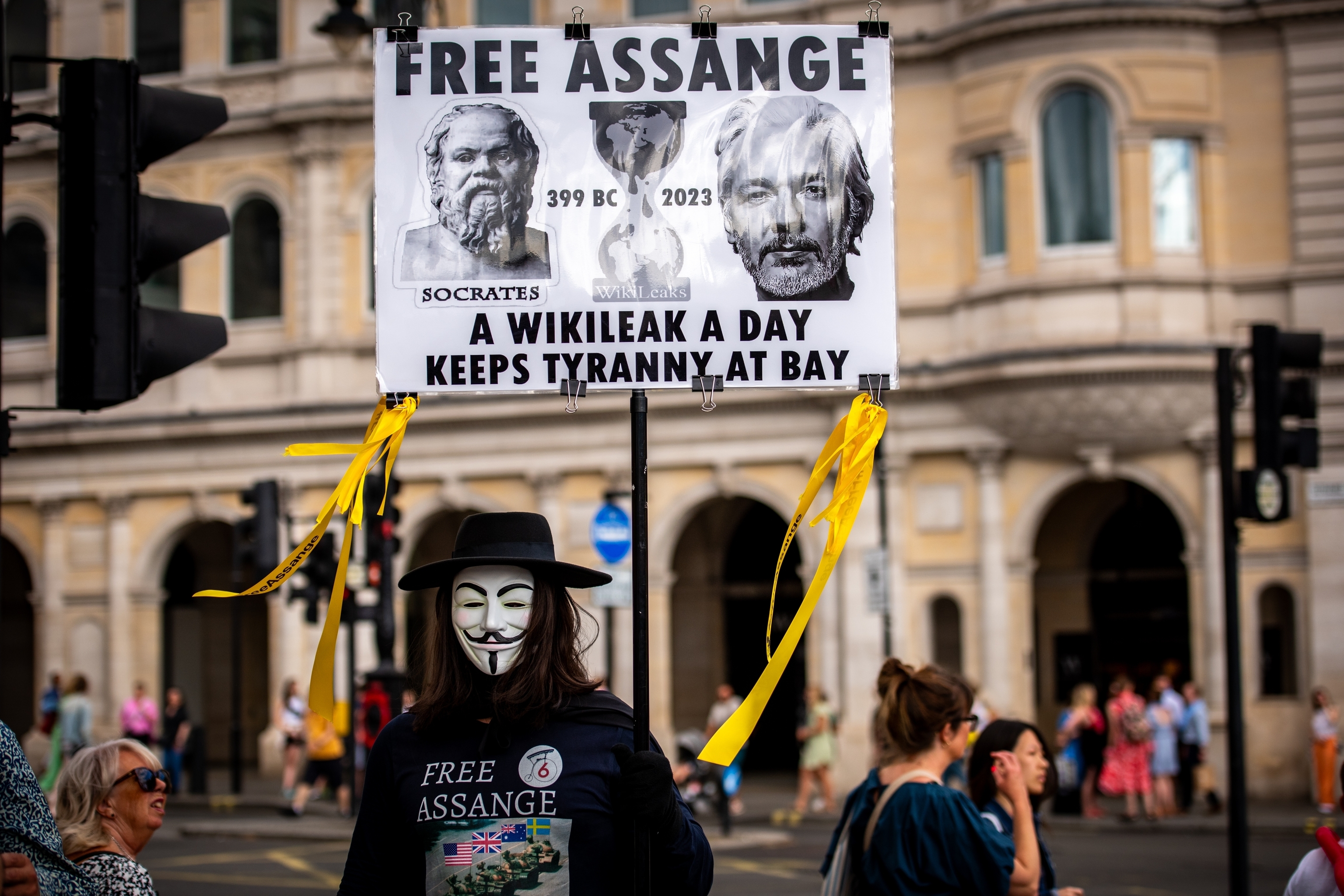 People call the freedom of WikiLeaks founder Julian Assange