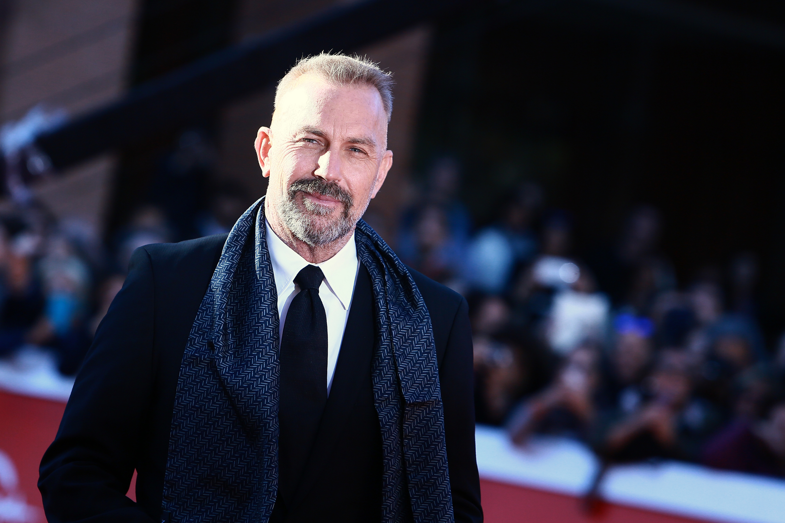 Kevin Costner excitedly returns to Cannes.