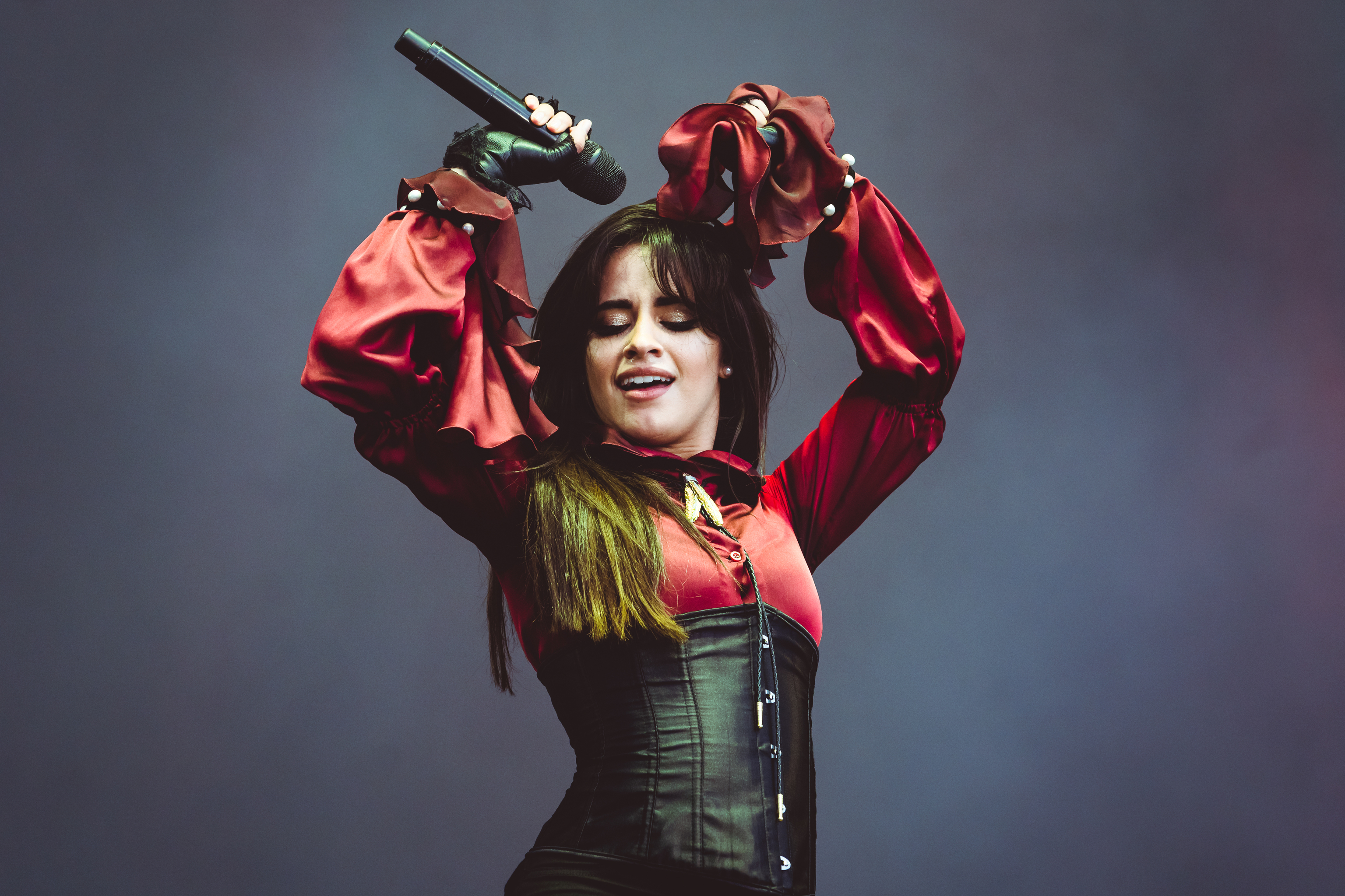 Camila Cabello performs onstage at Zilker Park in 2018