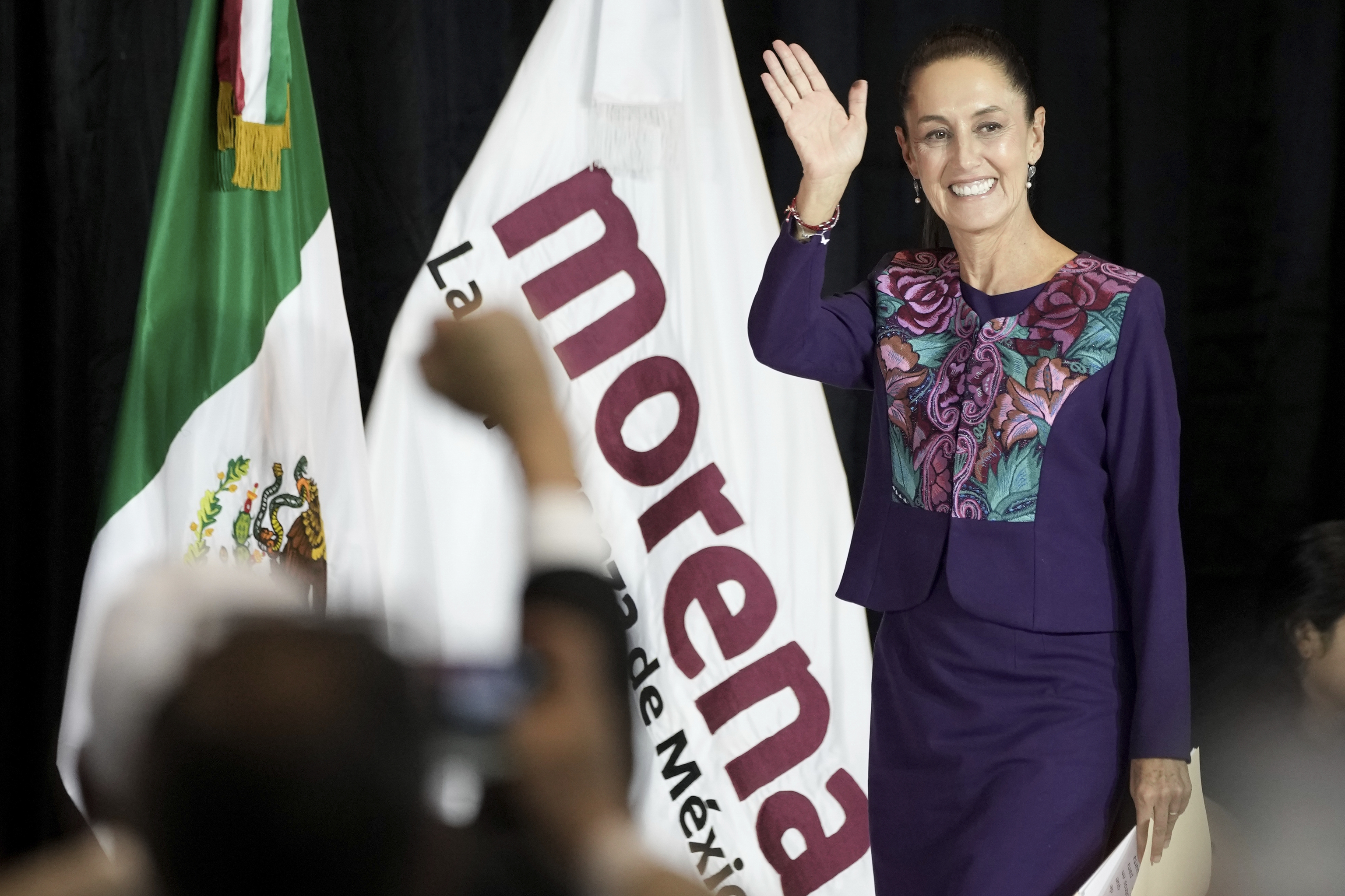 Mexico's newly elected president Claudia Sheinbaum.