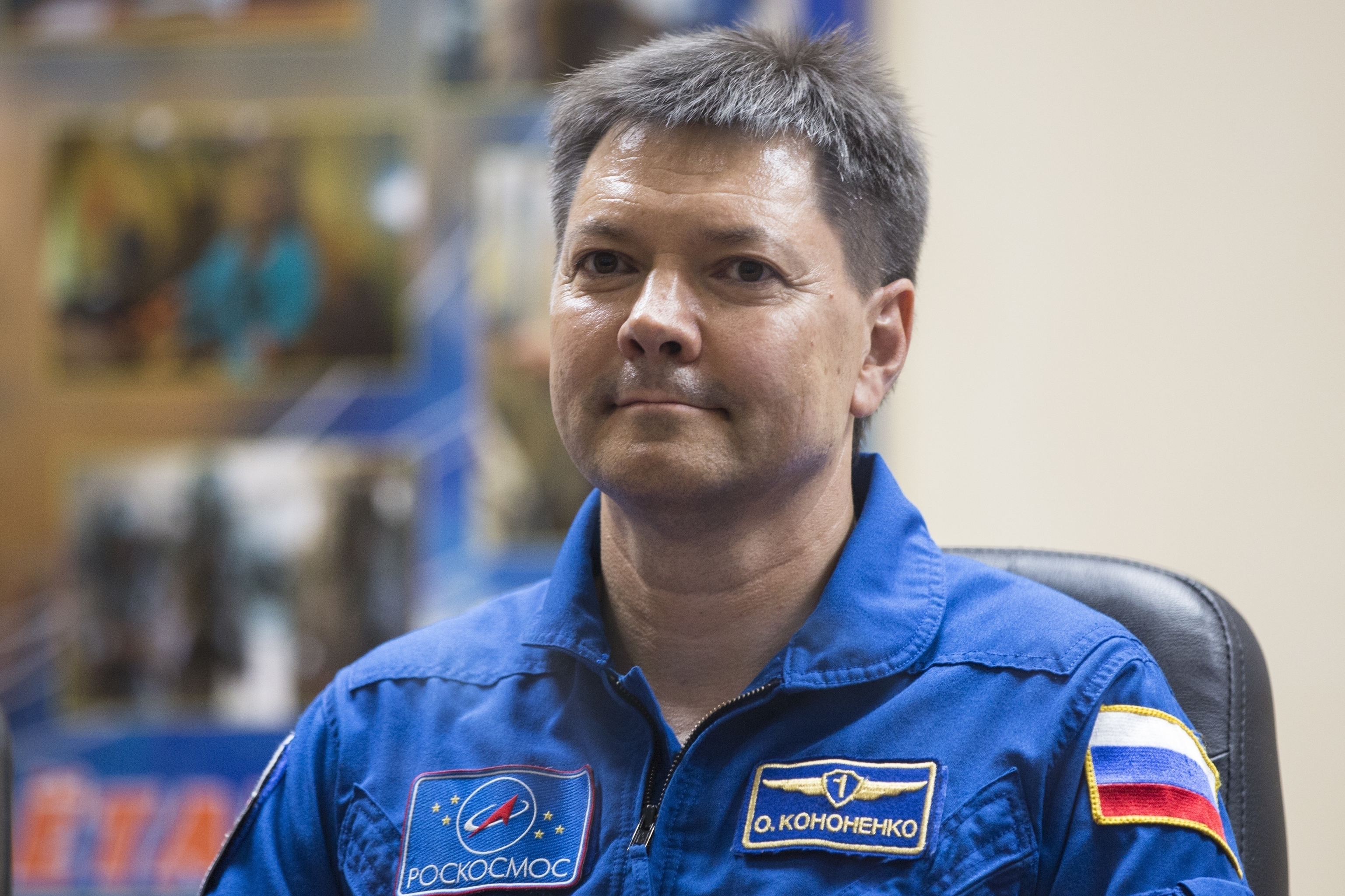 Russian cosmonaut Oleg Kononenko.