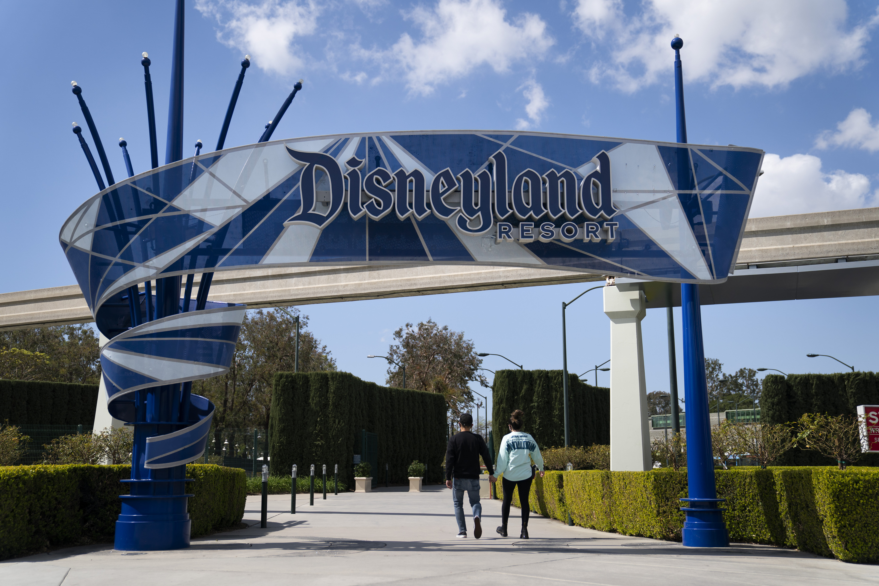 The Disneyland Resort entrance.