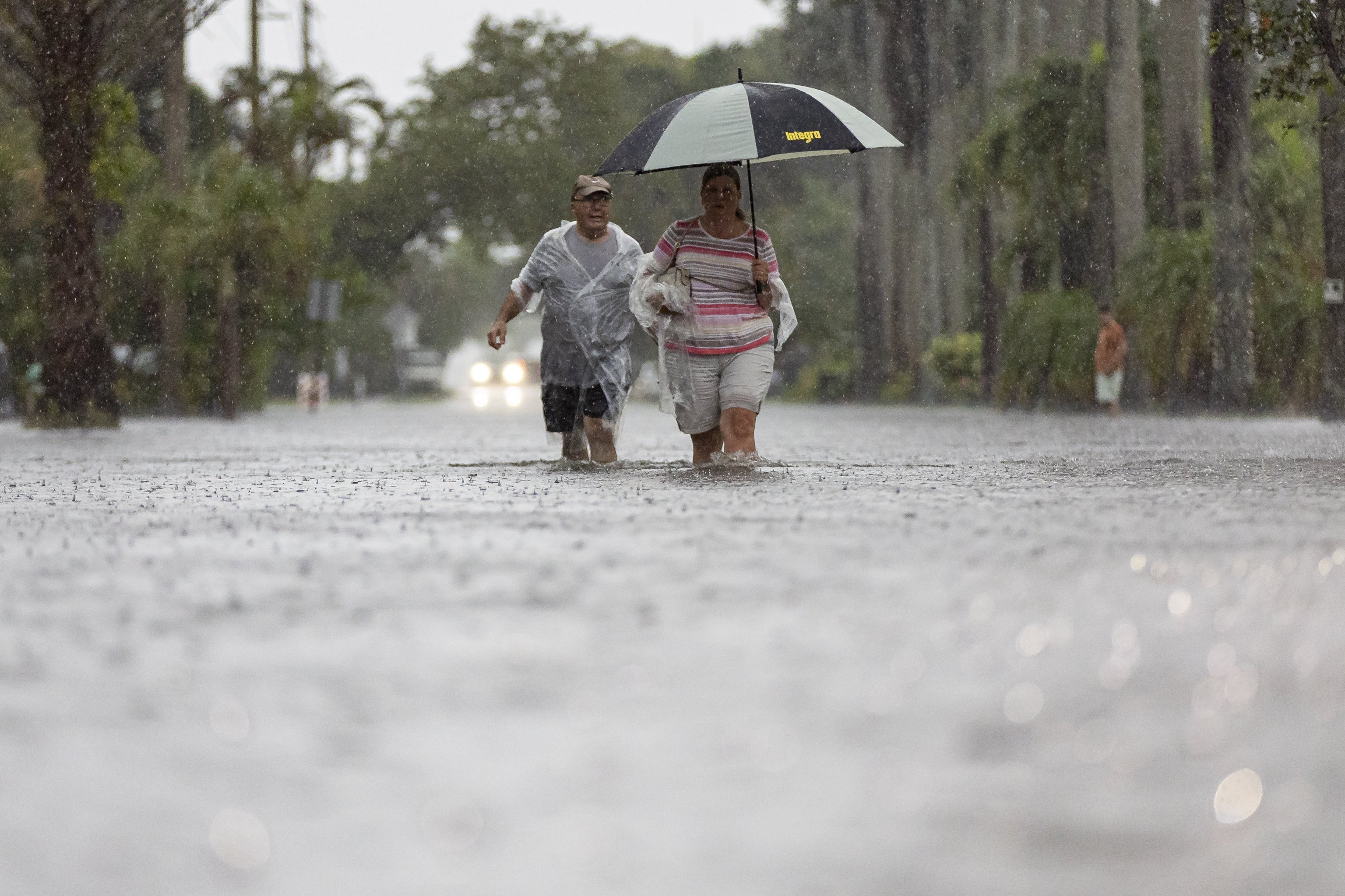 Flooding on southern Florida.