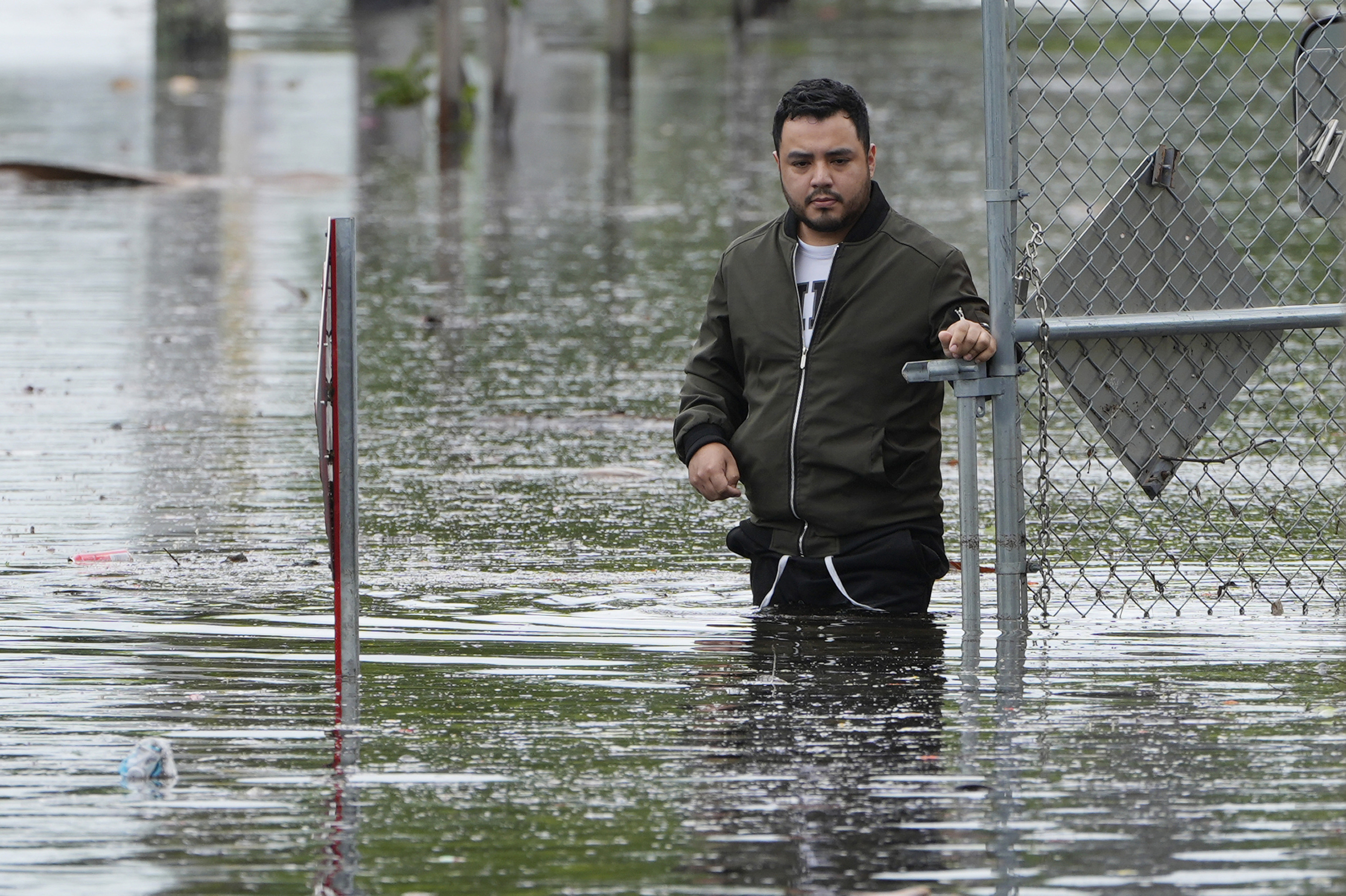 A tropical disturbance has brought a rare flash flood emergency to much of southern Florida