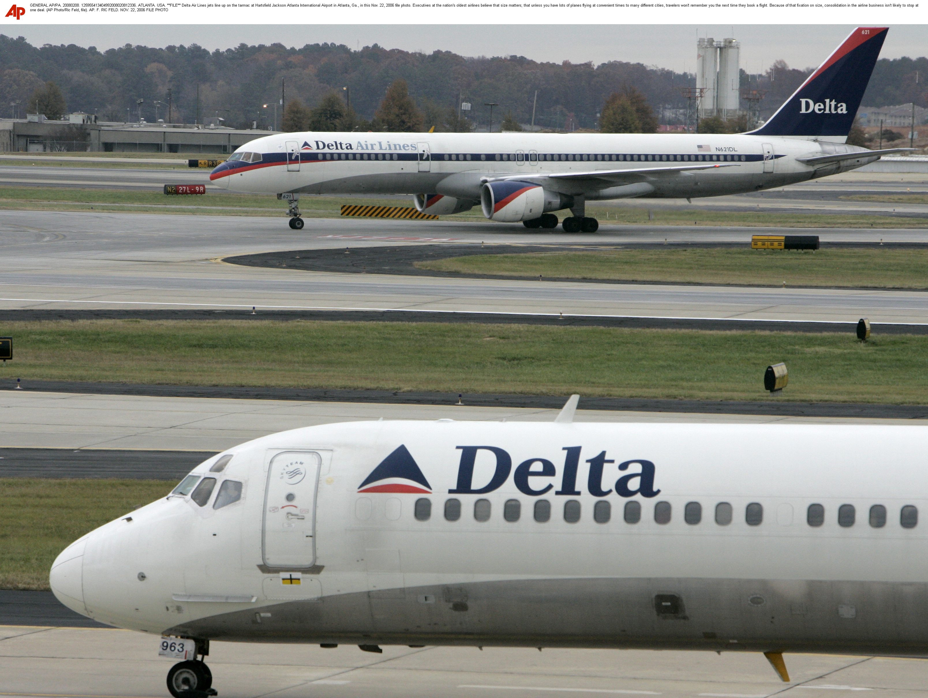 A Delta Air Lines plane.