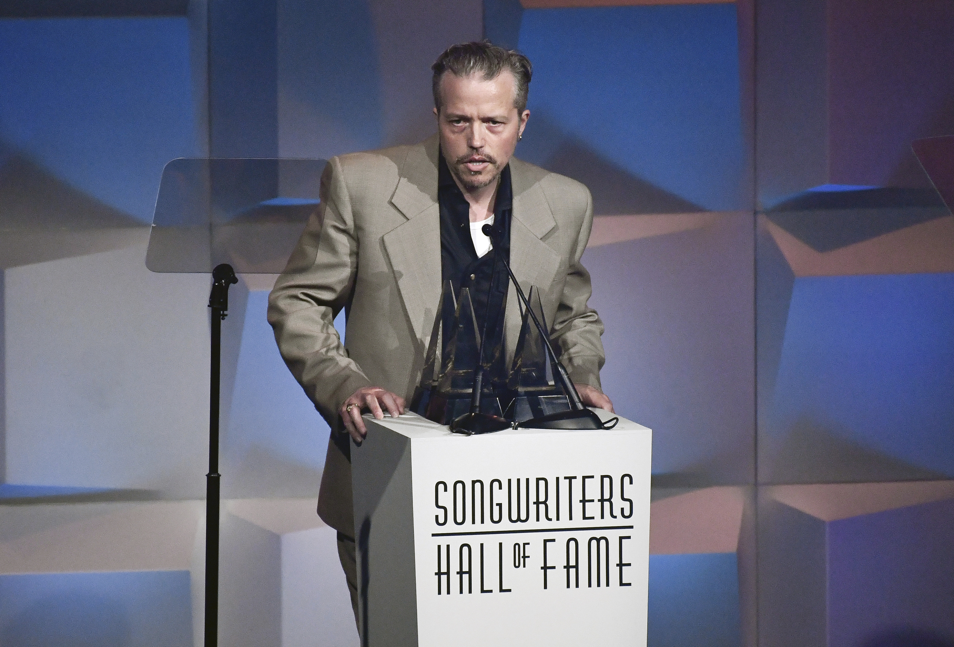 Jason Isbell inducts R.E.M. at the Songwriters Hall of Fame Induction and Awards Gala.