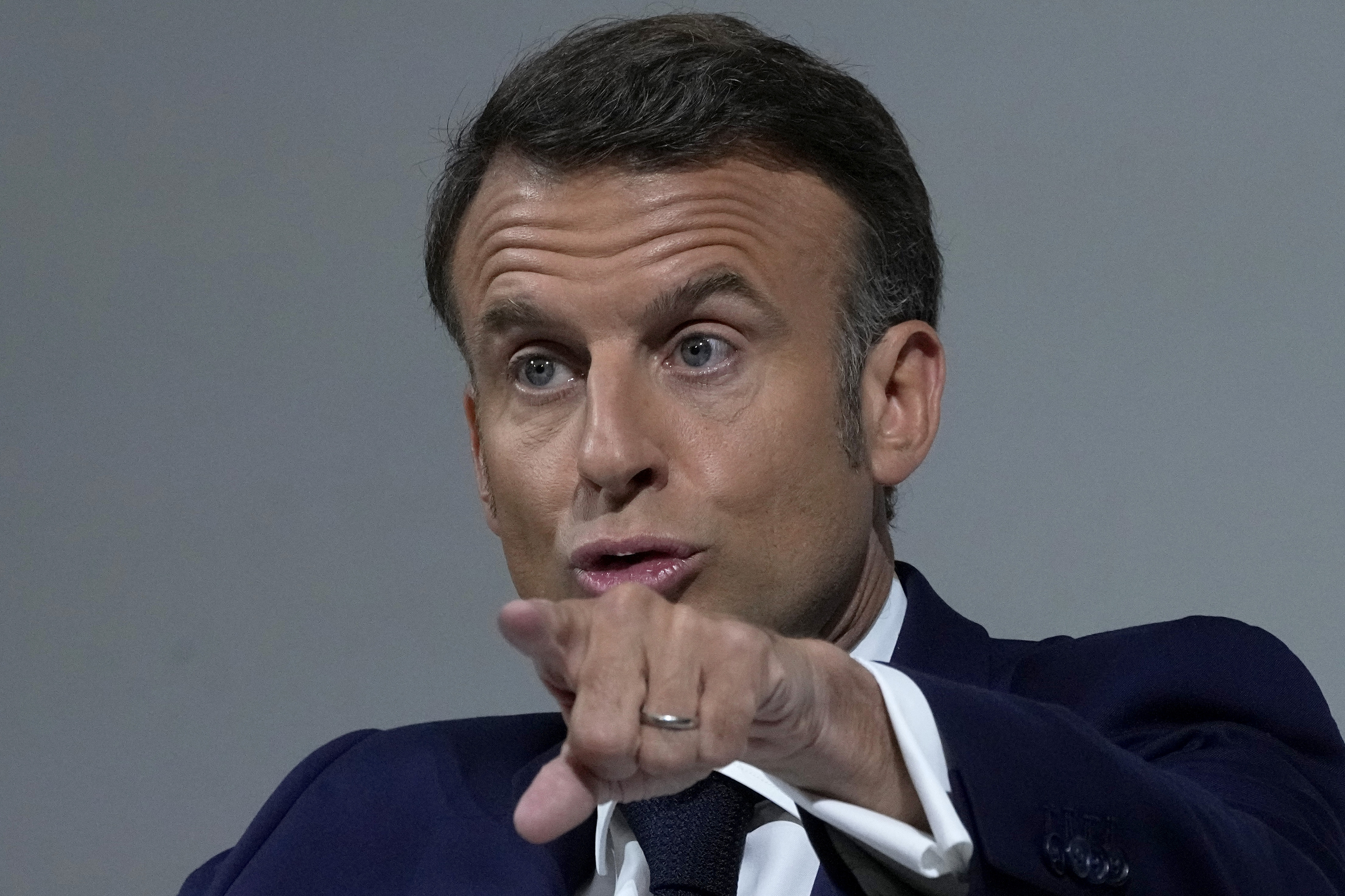 French President Emmanuel Macron.