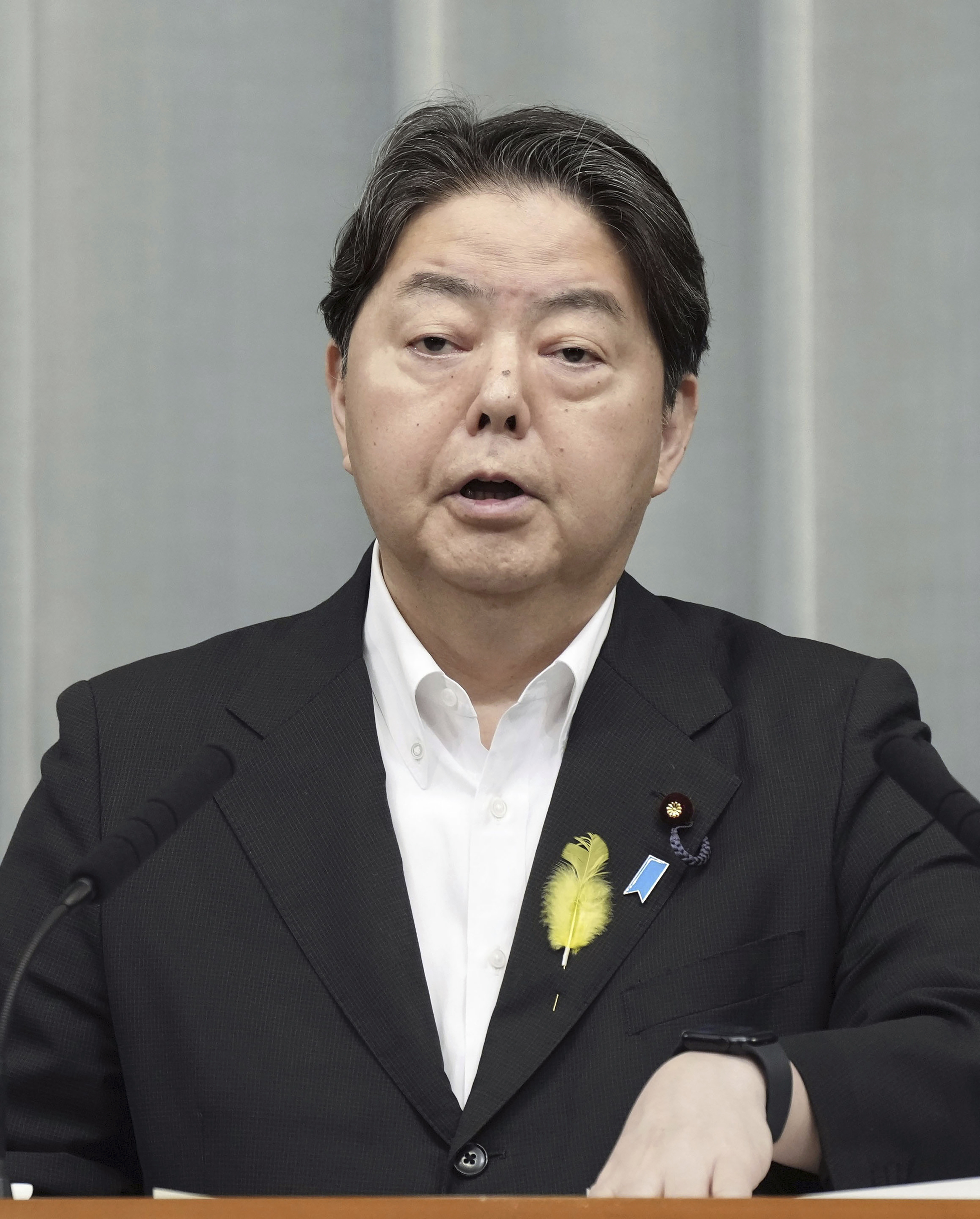 Japan's Chief Cabinet Secretary Yoshimasa Hayashi