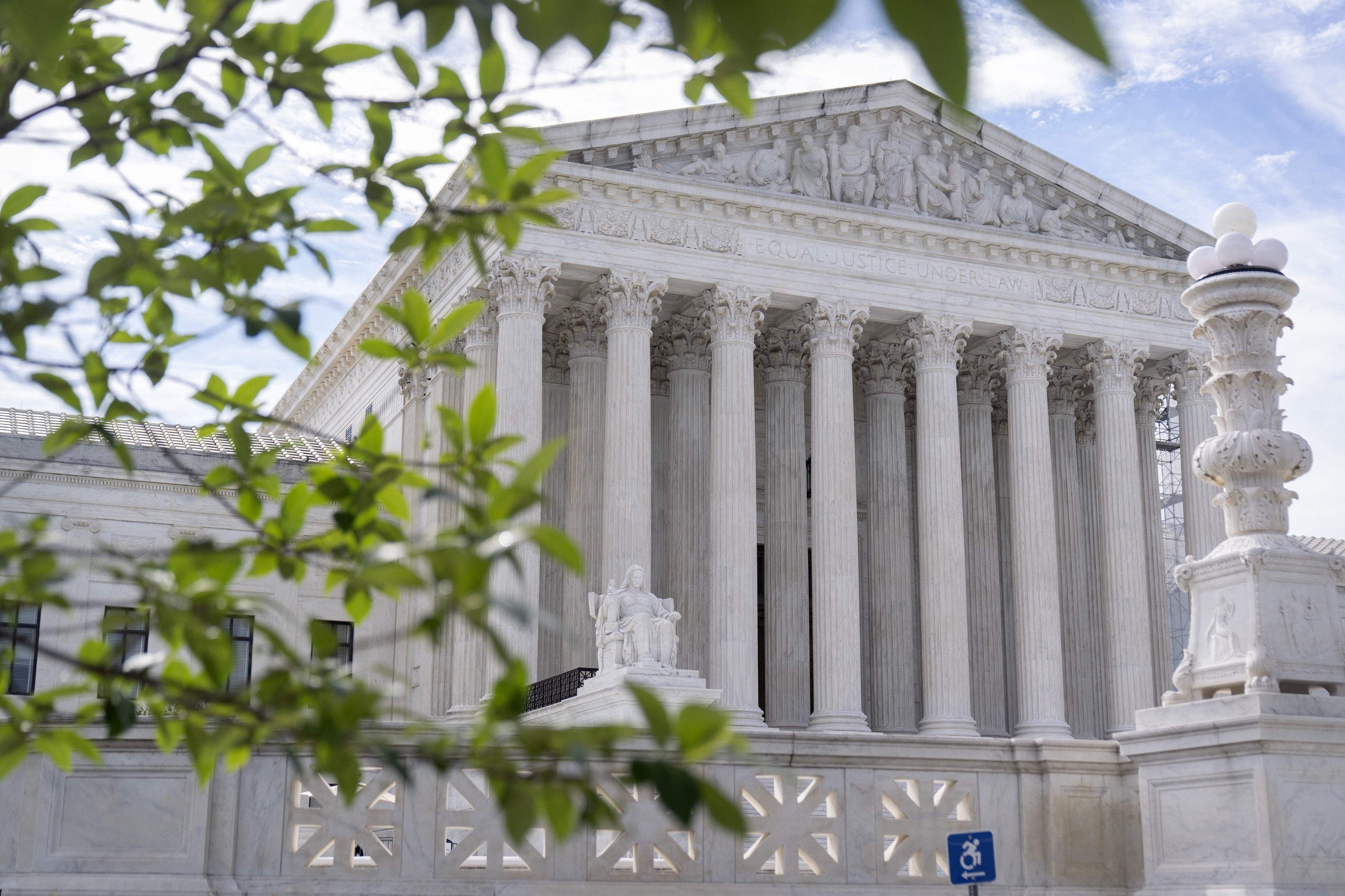 The Supreme Court building in Washington.