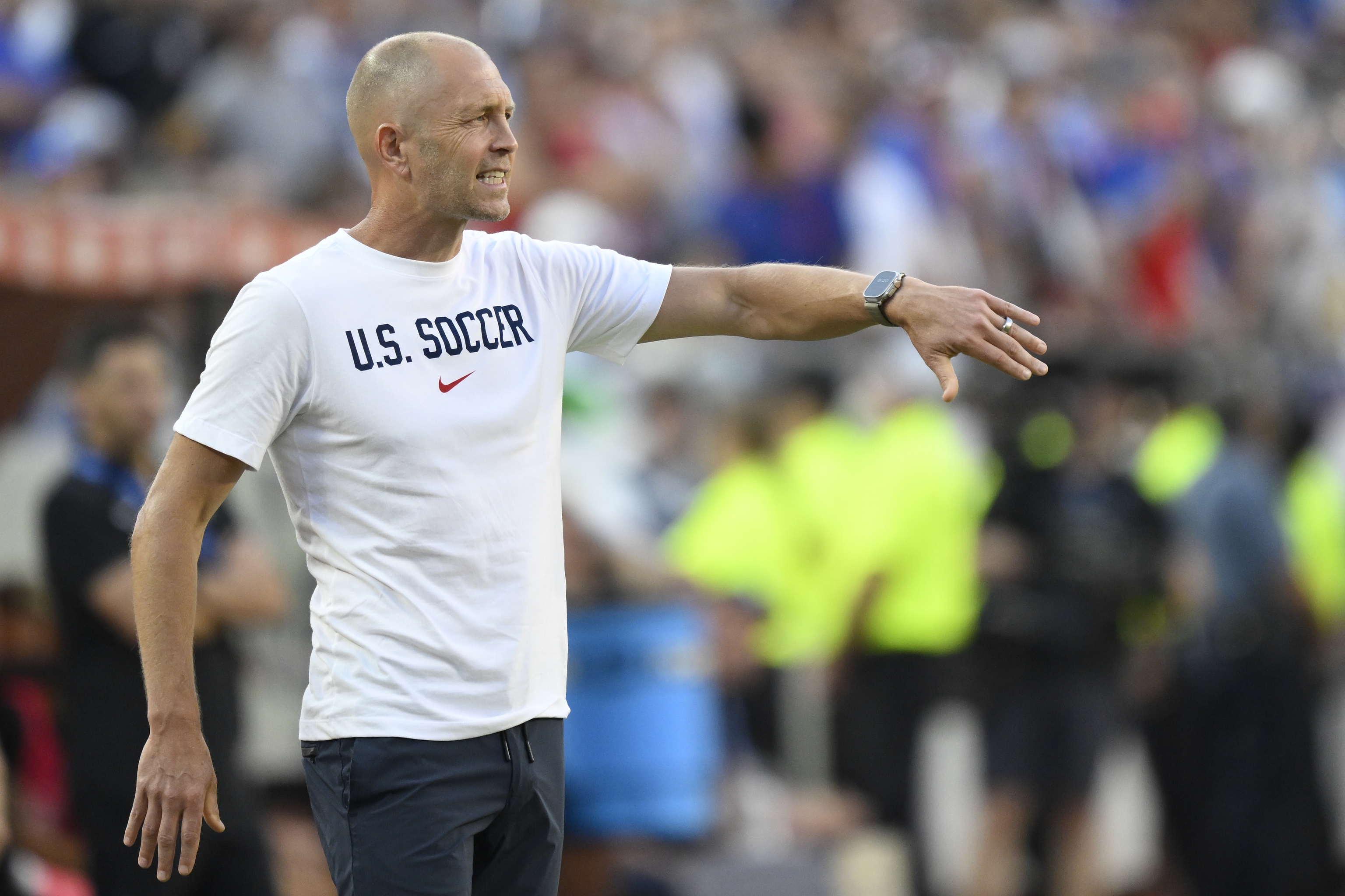 Coach Gregg Berhalter, of the United States.