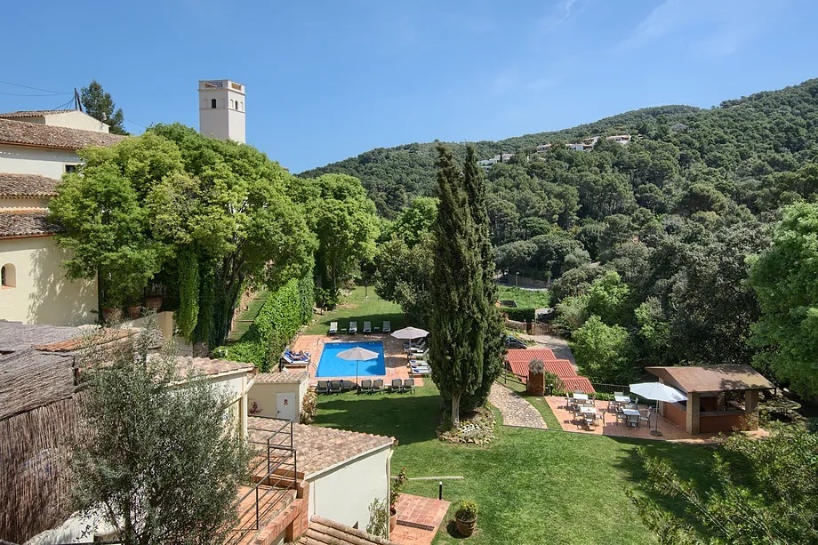 Gardens of the hotel Convent de Begur 1730.