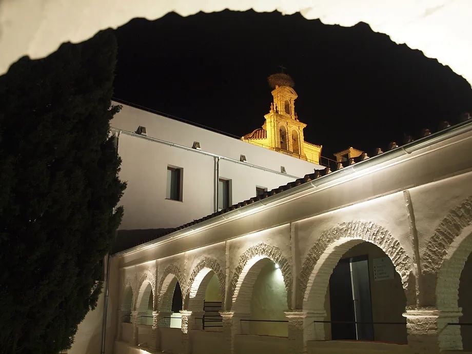 A convent with spa in the Sierra de Aracena.