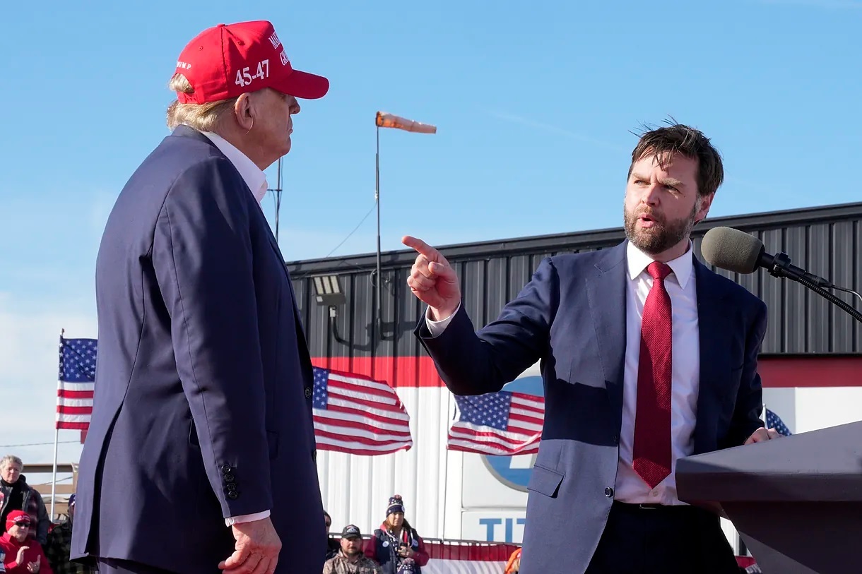 Senator from Ohio J.D. Vance with Trump.