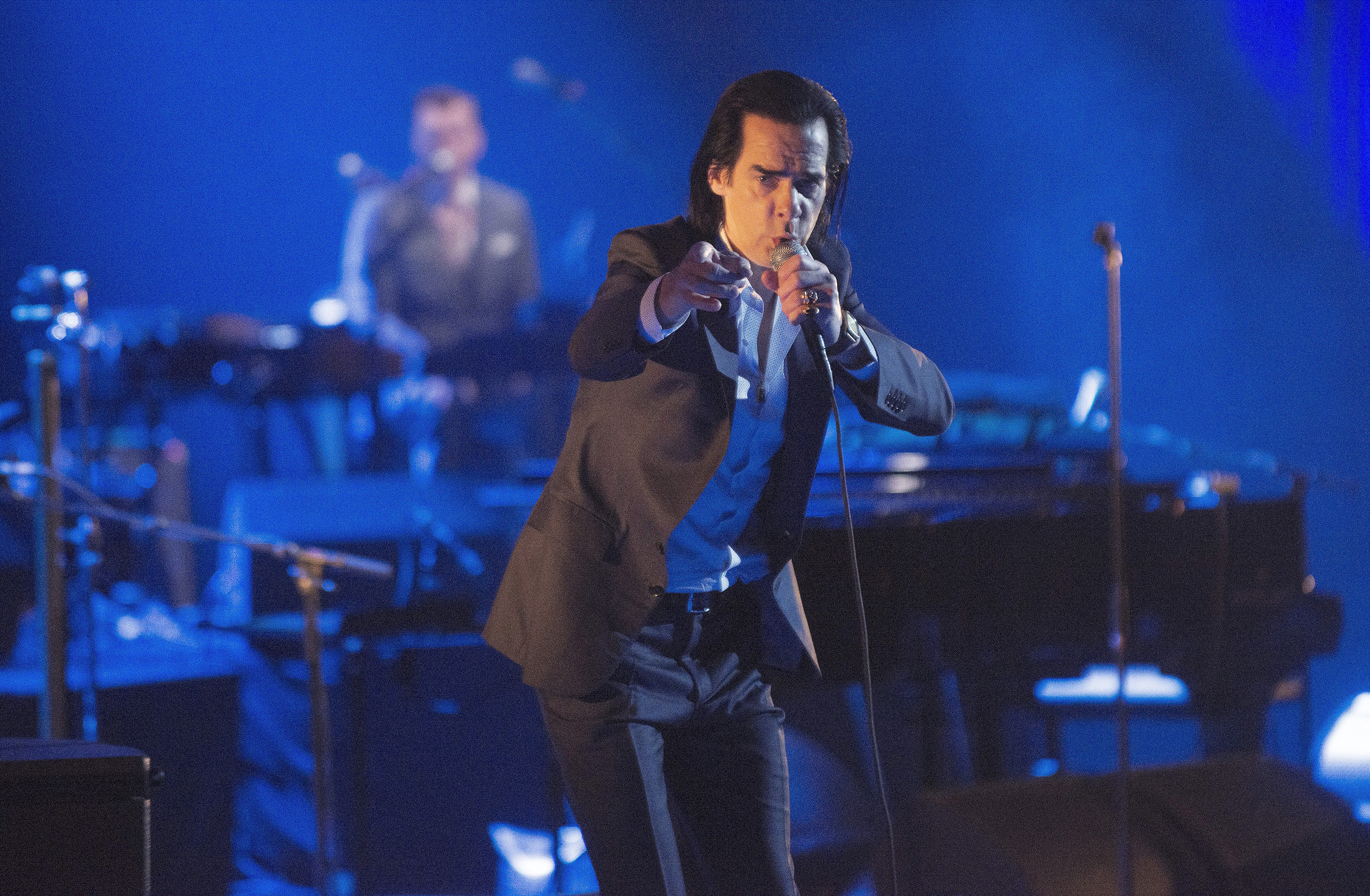 The singer, Nick Cave.