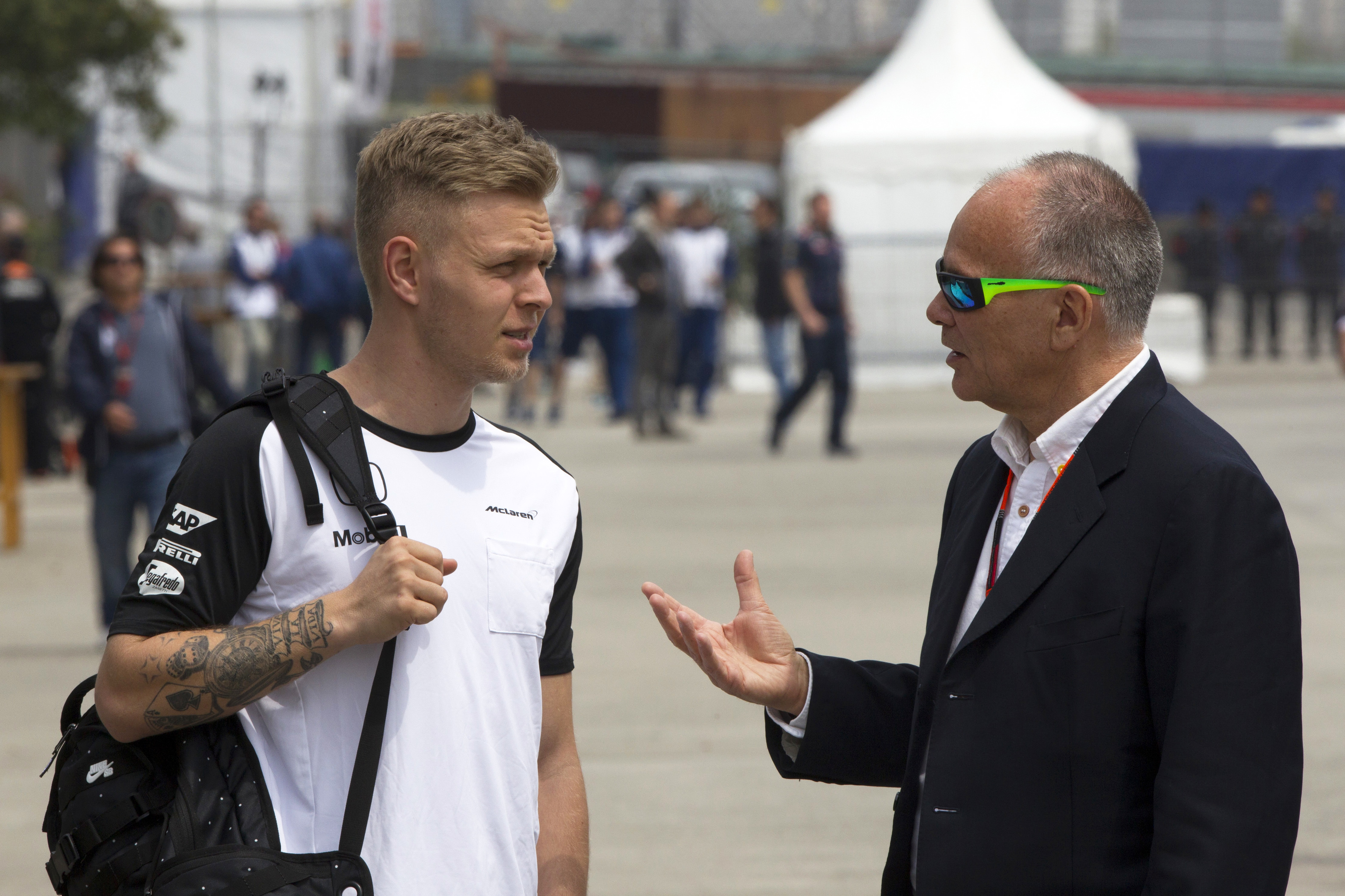 Kevin Magnussen of Denmark.