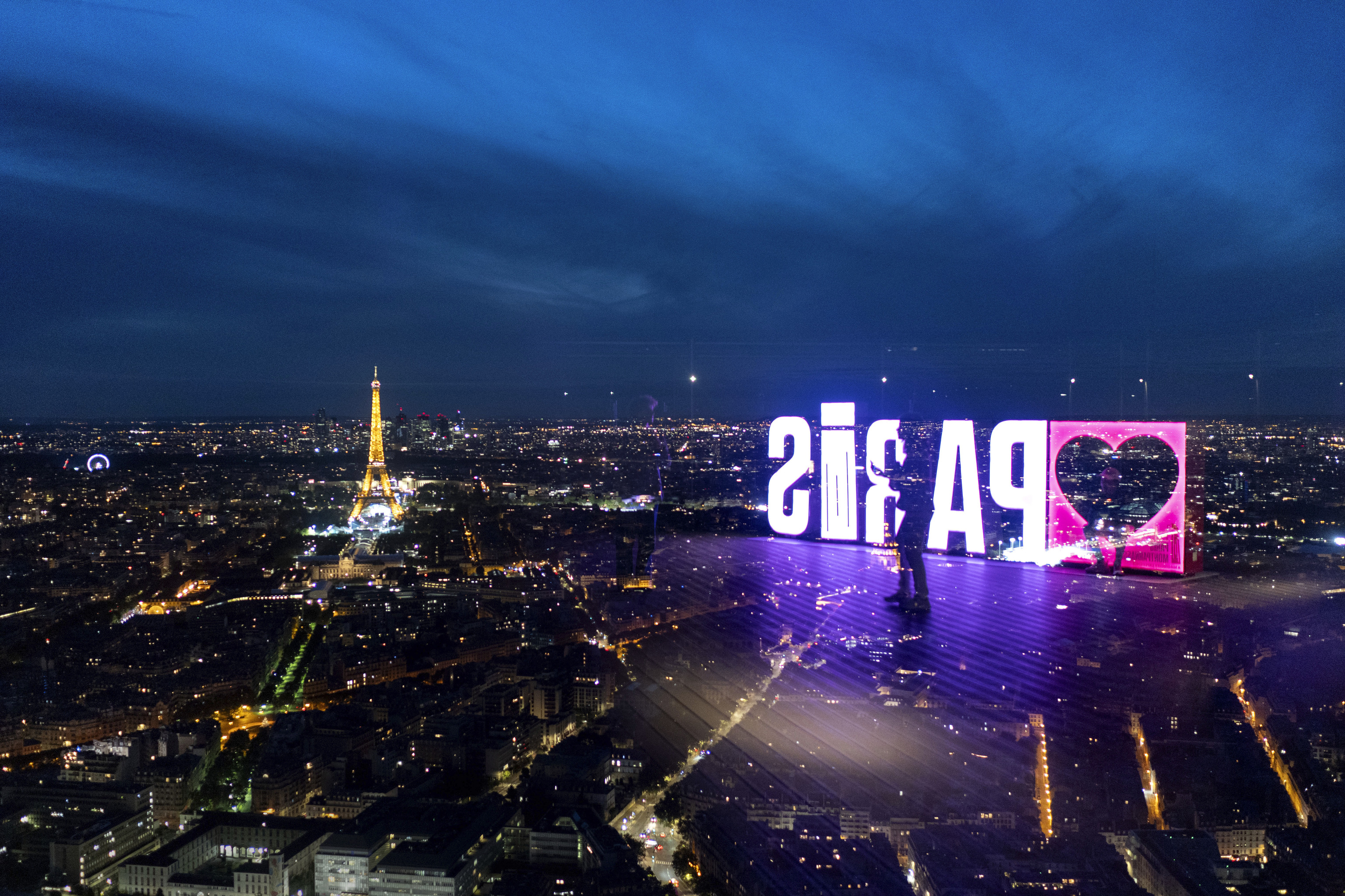 The Eiffel Tower panoramic.