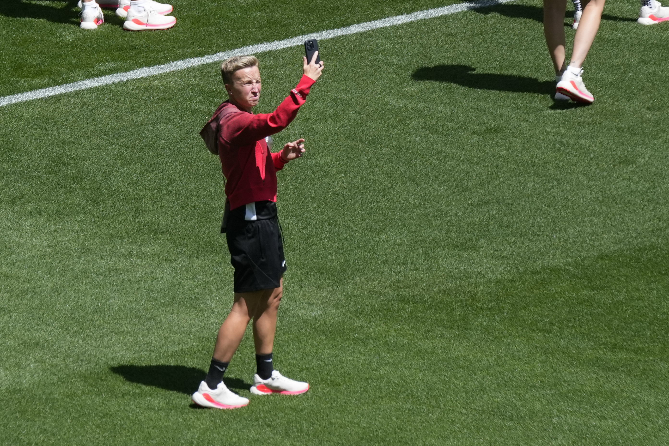 Coach Beverly Priestman of Canada.