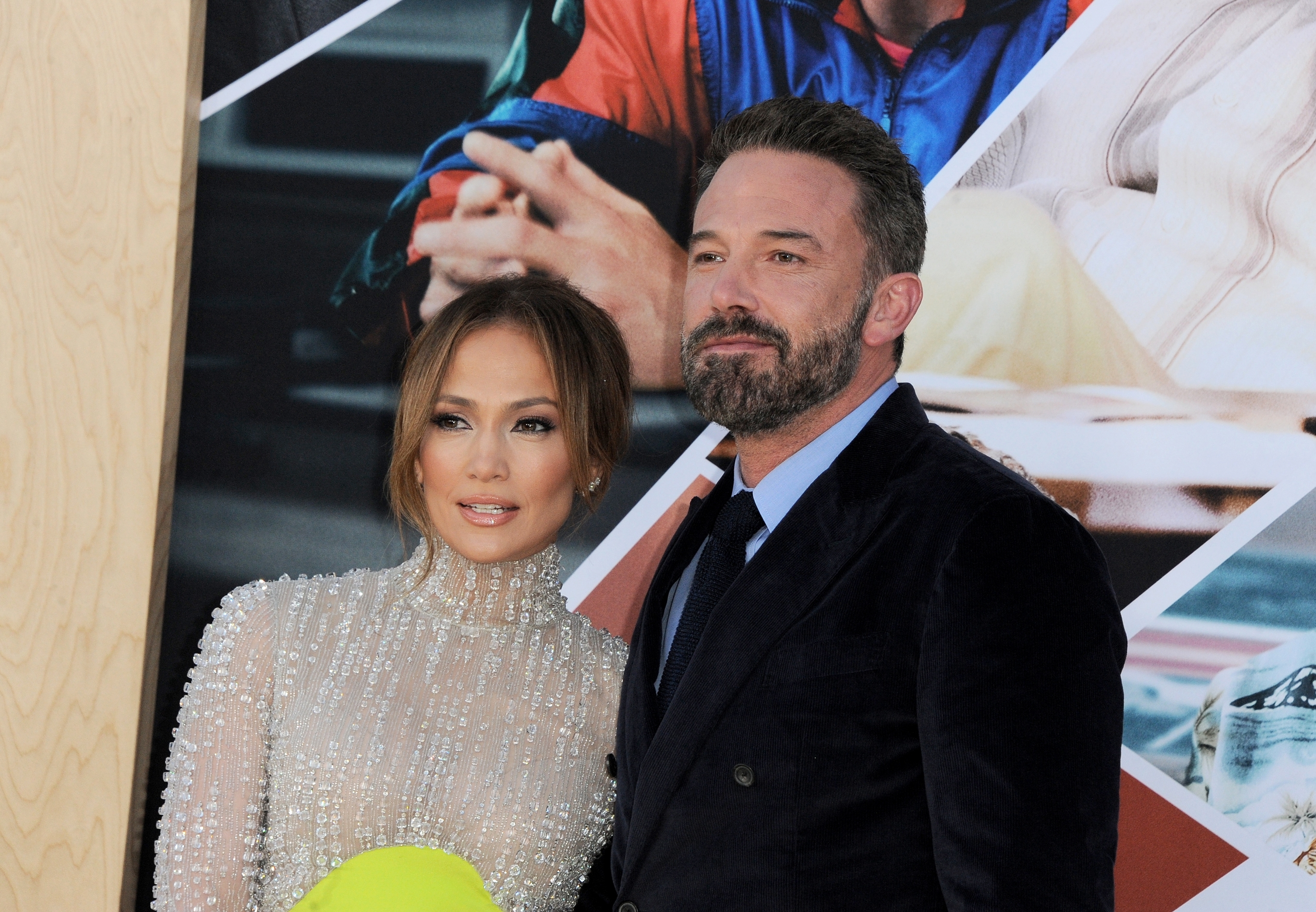 Jennifer Lopez and Ben Affleck at the world premiere of Amazon Studios' 'AIR'.